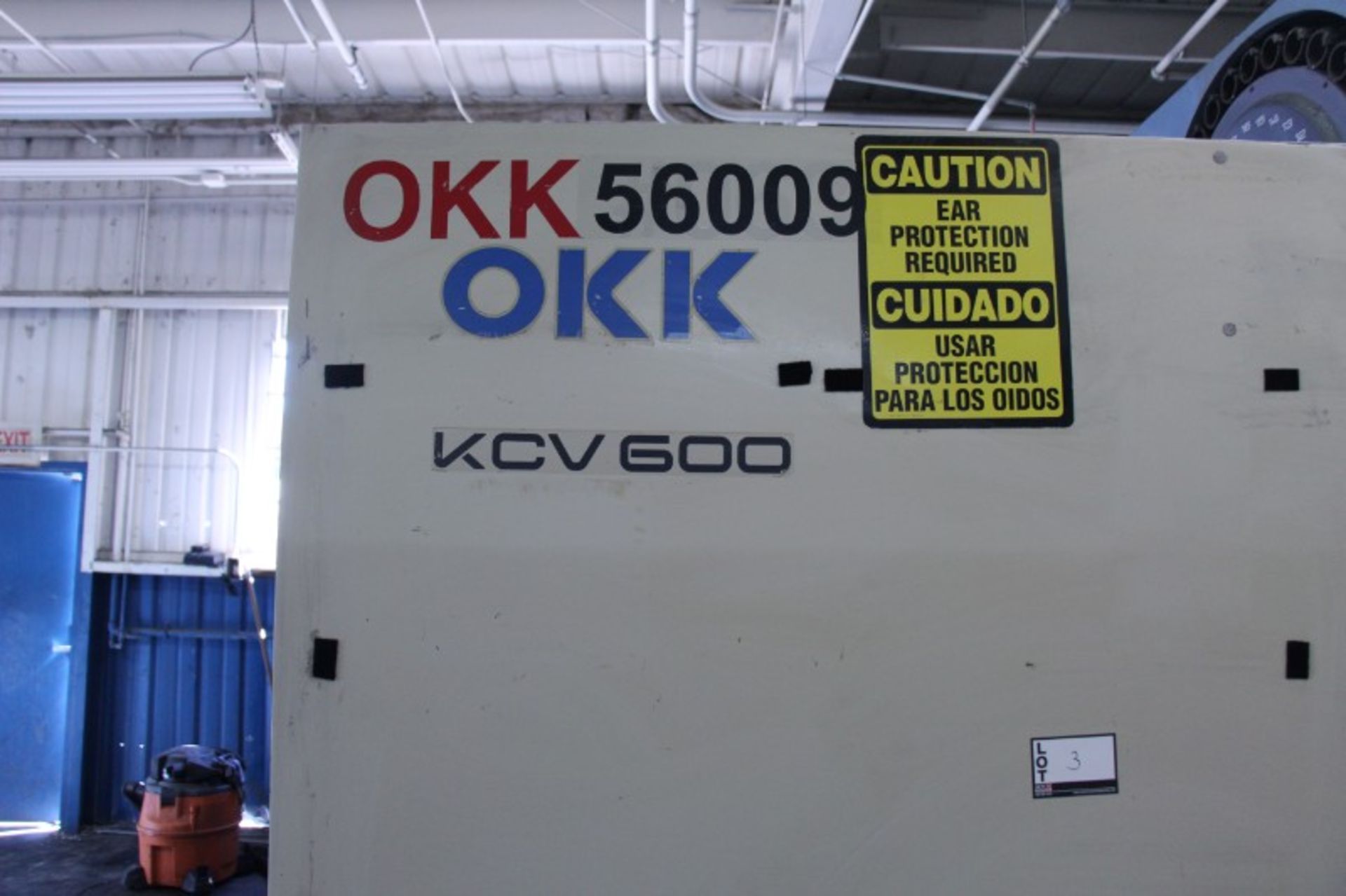 OKK KCV600 – 20L CNC Vertical Machining Center, Mitsubishi Neomatic control, 80” x 25” x 25” - Image 10 of 18