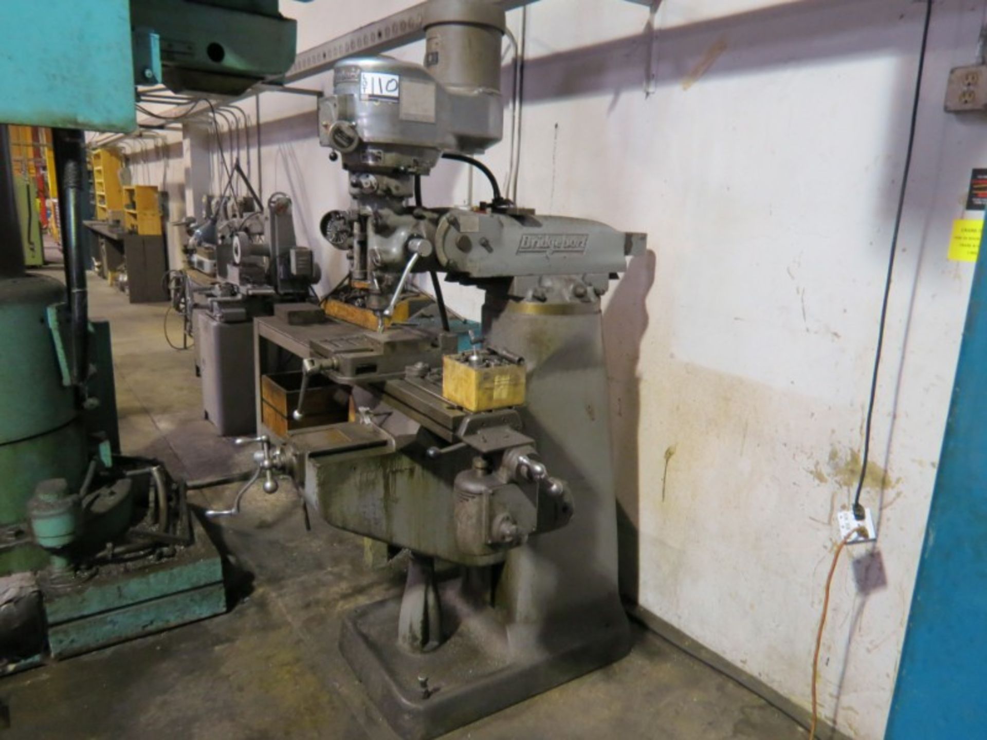 *Must be paid & picked up by 1/18/19* Bridgeport 9" X 42" Variable Speed Vertical Mill - Image 3 of 4