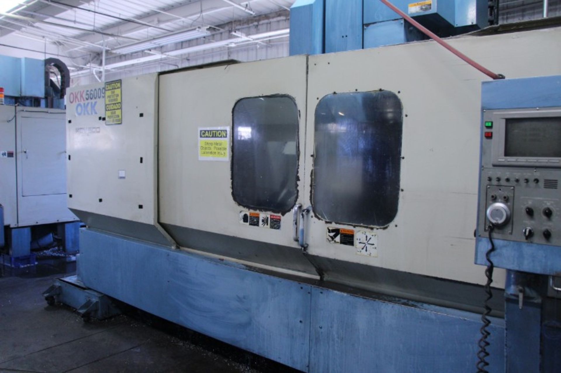 OKK KCV600 – 20L CNC Vertical Machining Center, Mitsubishi Neomatic control, 80” x 25” x 25” - Image 8 of 18