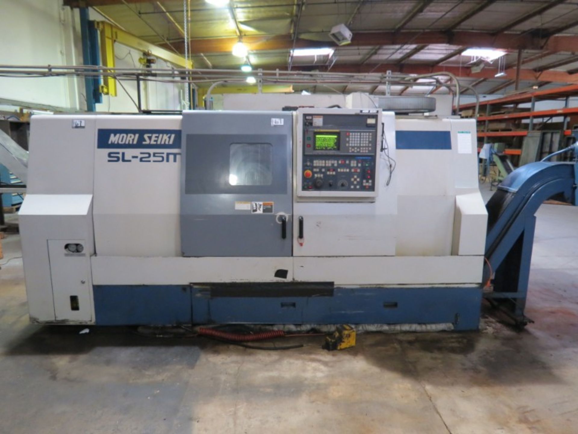 Mori-SEIKI SL-25/1000 MC, fanuc 16TA (MF-M6) , Live Tool, C axis, 40'' CC, 10'' chuck, s/n 1211 - Image 2 of 10