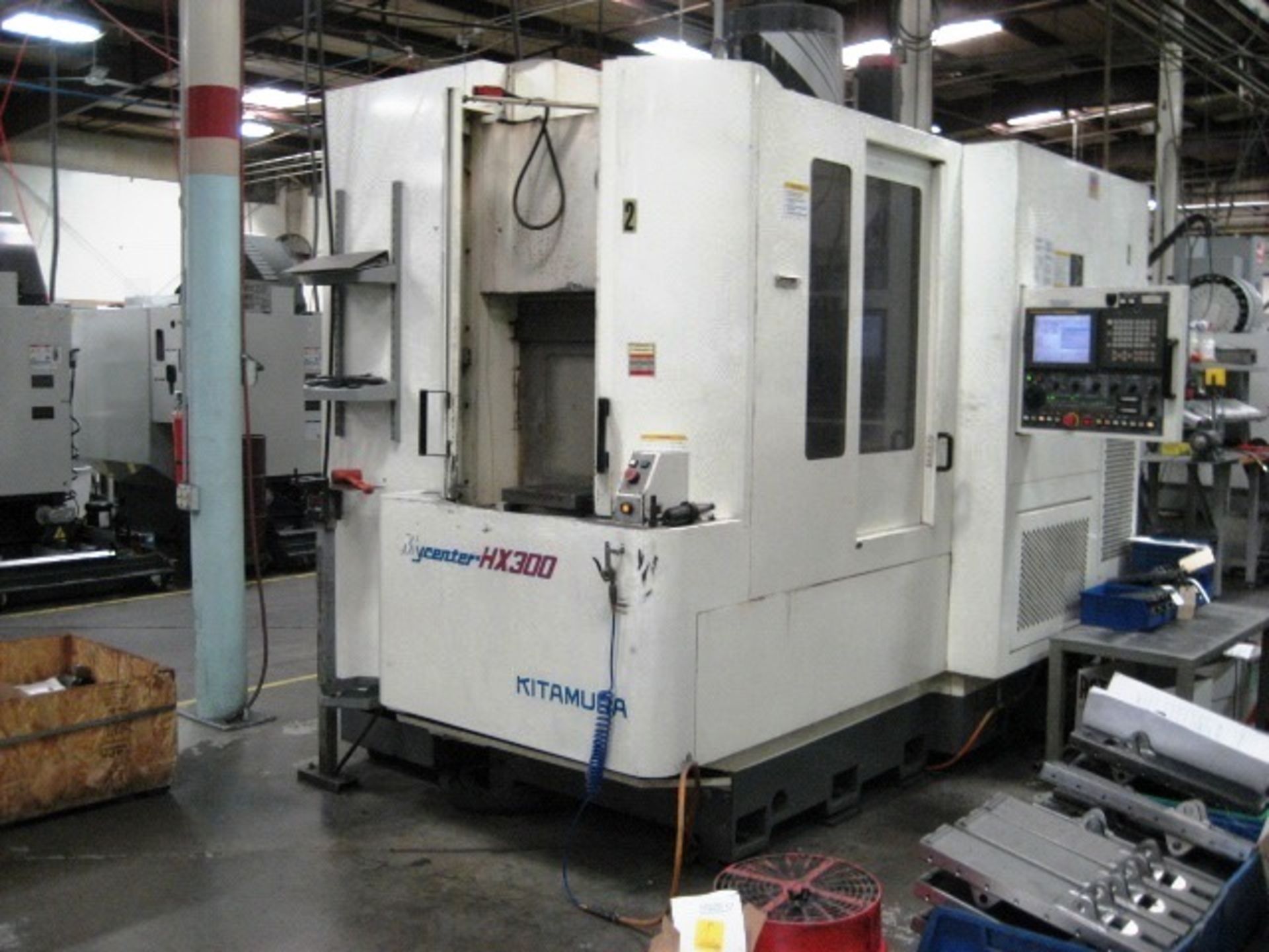 Kitamura HX300 CNC Horizontal Machining Center, 20"x20"x15.7" trvls, 30 HP, 15k RPM, 40 ATC New 2000