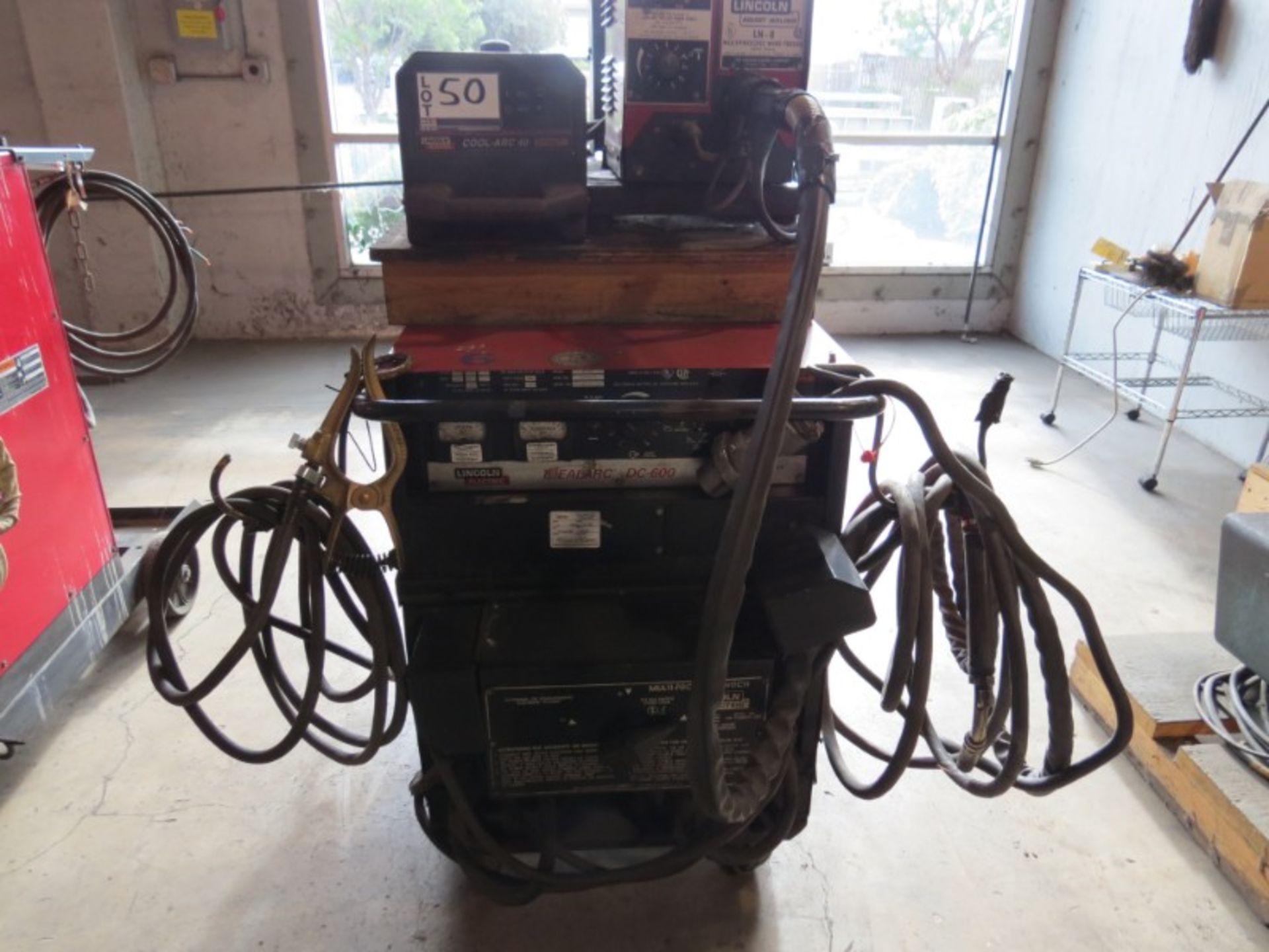 *Must be paid & picked up by 1/18/19* Lincoln Idealark DC 600 Welder, Cool Arc 40, & Wire Feeder - Image 3 of 3