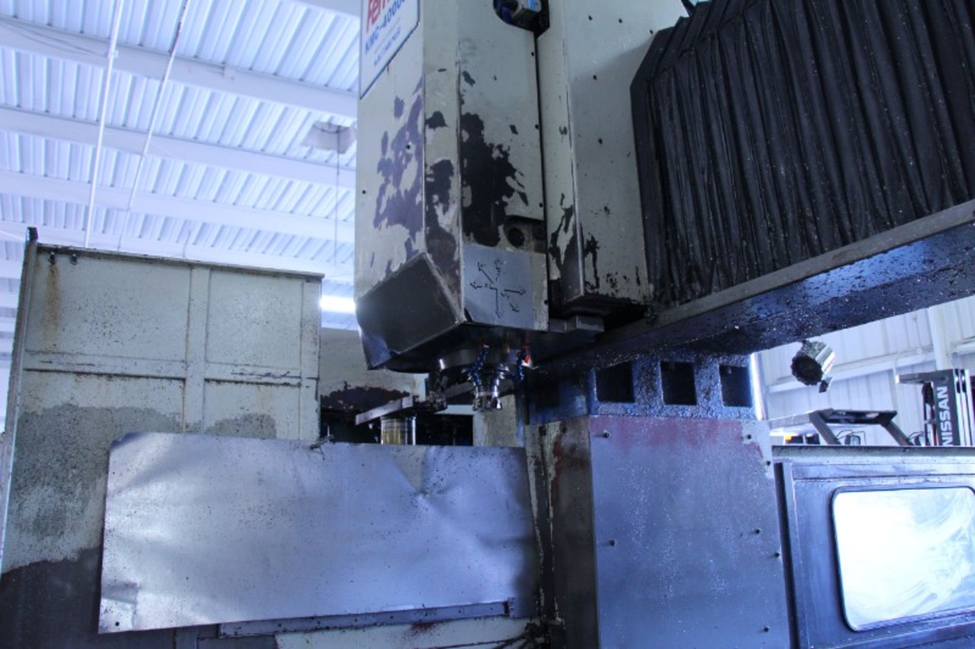 Kao-Ming KMC-4000SD CNC Bridge Type Vertical Machining Center, Fanuc 18MC control, 166.5” x 55” x - Image 15 of 22