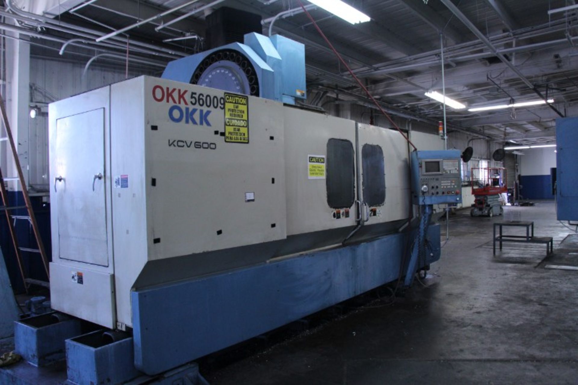 OKK KCV600 – 20L CNC Vertical Machining Center, Mitsubishi Neomatic control, 80” x 25” x 25” - Image 3 of 18