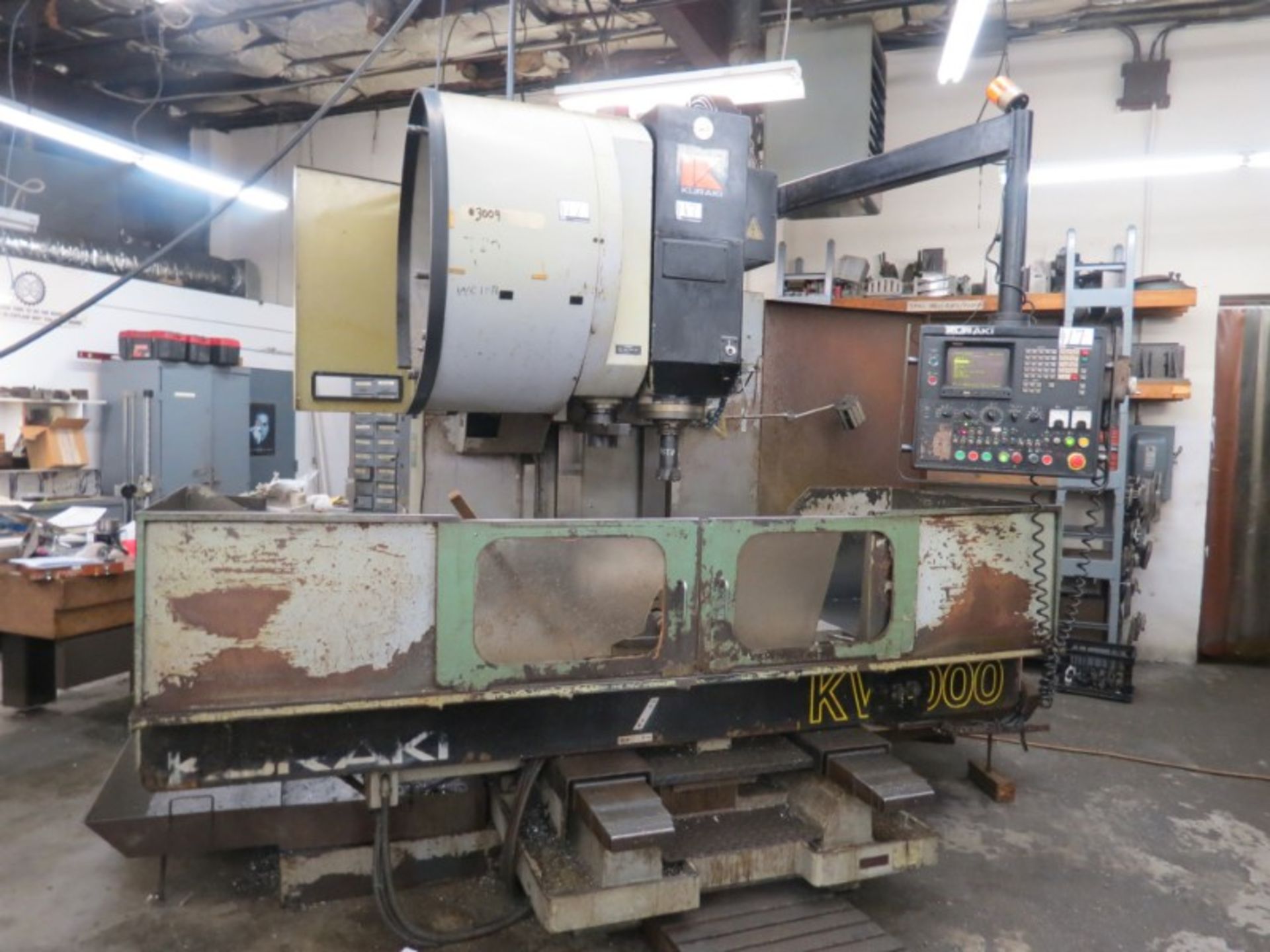 Kuraki KV-1000 VMC, Fanuc 6M Ctrl, 41”x24”x24” trvls, 3500 RPM, 24 ATC, BT-50, s/n 11356, New 1985 - Image 2 of 6