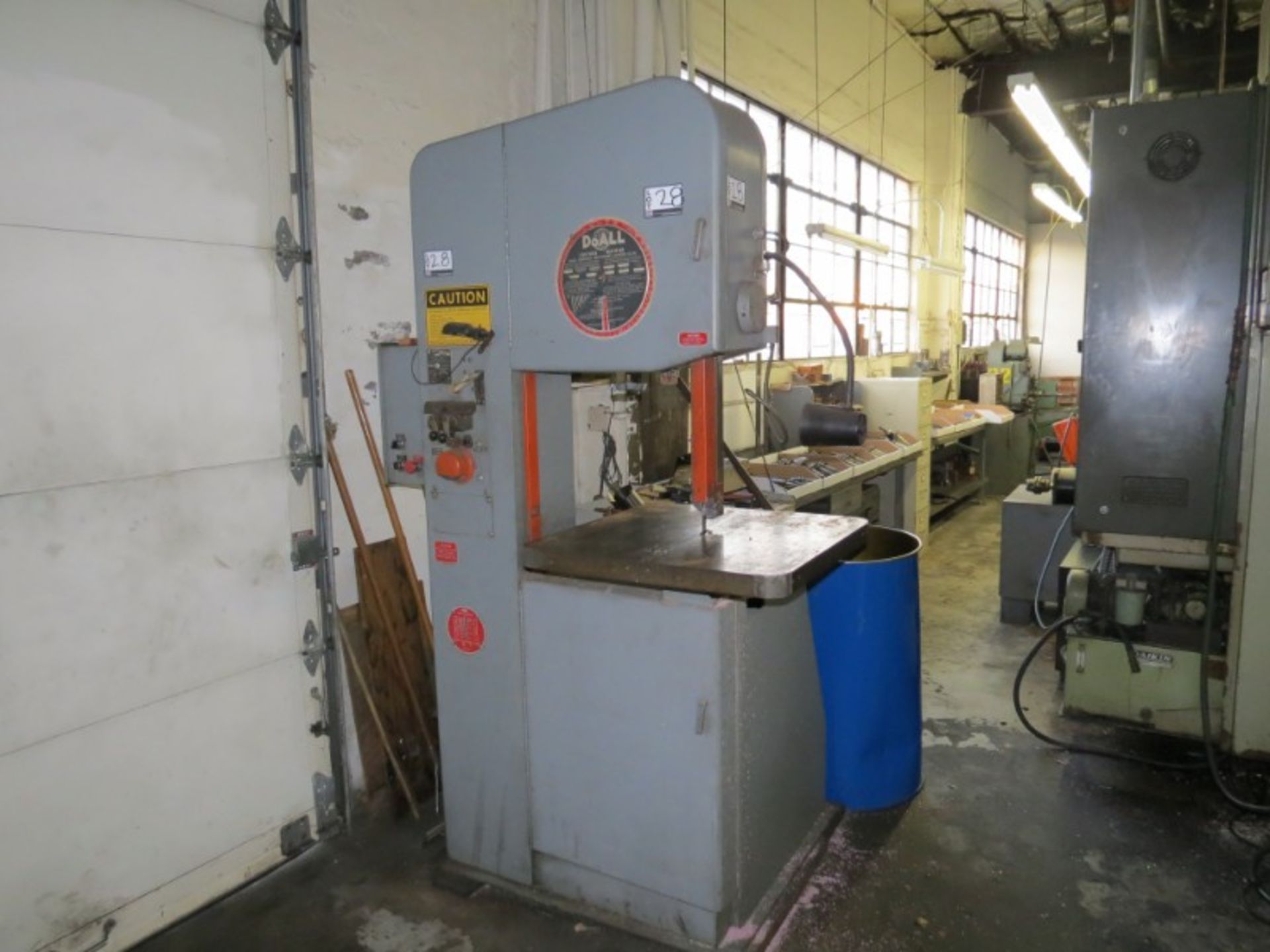 DoAll Vertical Band Saw Model 2013-10, s/n 339-78836 - Image 3 of 5