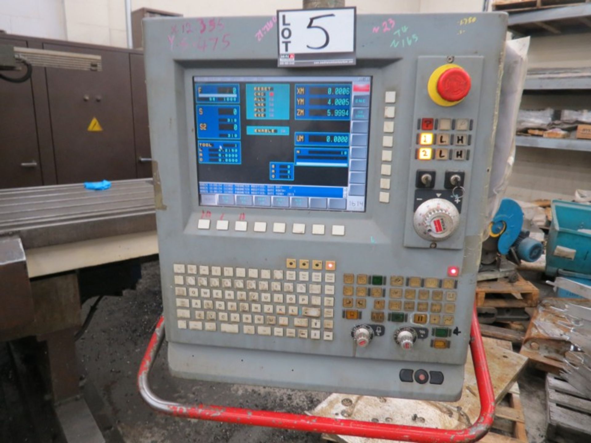 Rambaudi Rammatic Twin Spindle CNC Mill, Fidia Control, 4,500 RPM / Spindle (Vises Sold Serparately) - Image 8 of 10