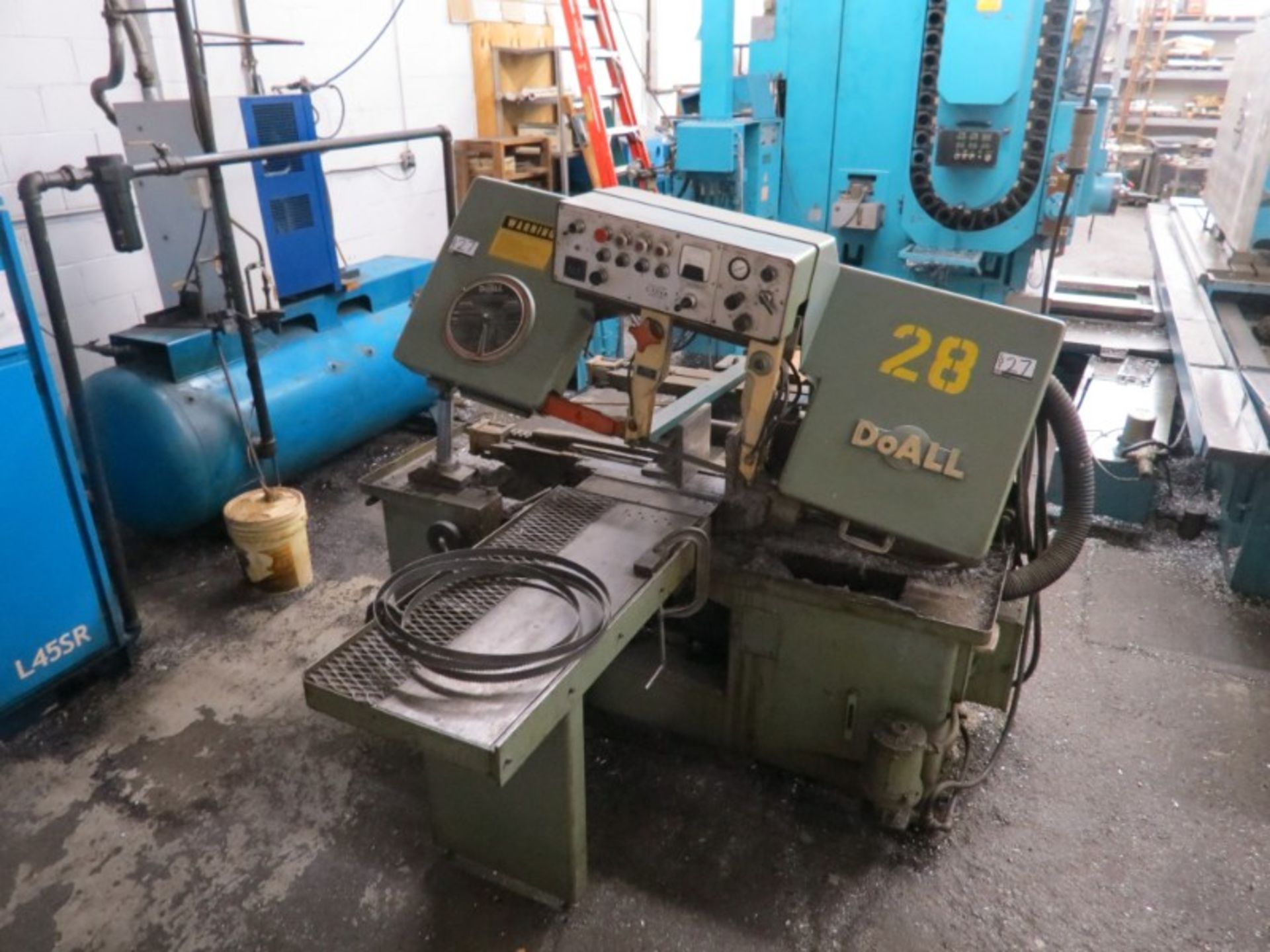 DoALL C-1216A Automatic Horizontal band Saw, 12”x16” capacity power incremental infeed s/n 373-81688 - Image 3 of 5