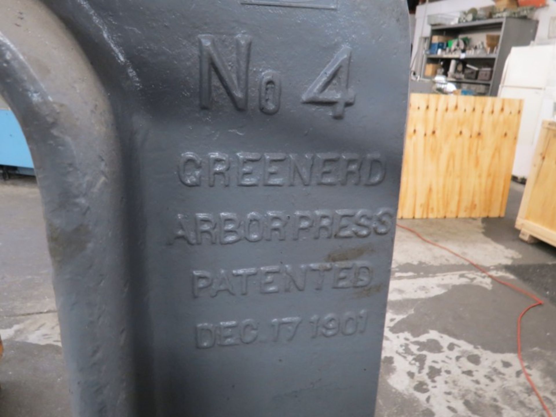 Greenard # 4 Arbor Press - Image 4 of 4