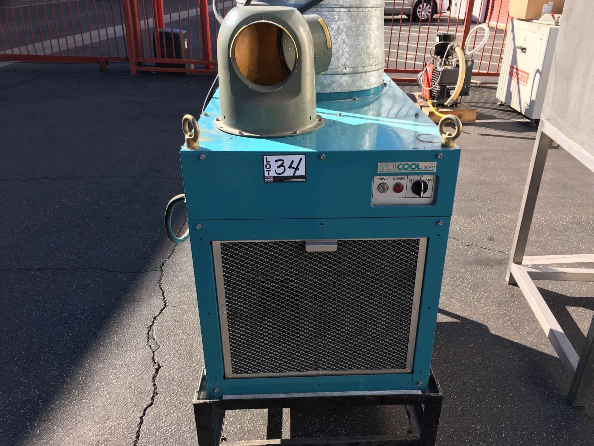 Spot Cool 30HU Portable A/C Unit, S/N0398-005 - Image 2 of 4