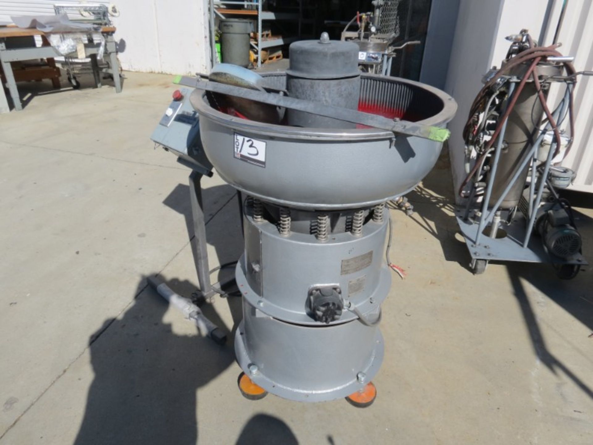 Sweco Vibro-Energy FM-3 Vibratory Deburrer, s/n FM-1161-15 (Moved Outside for Photos) - Image 3 of 4