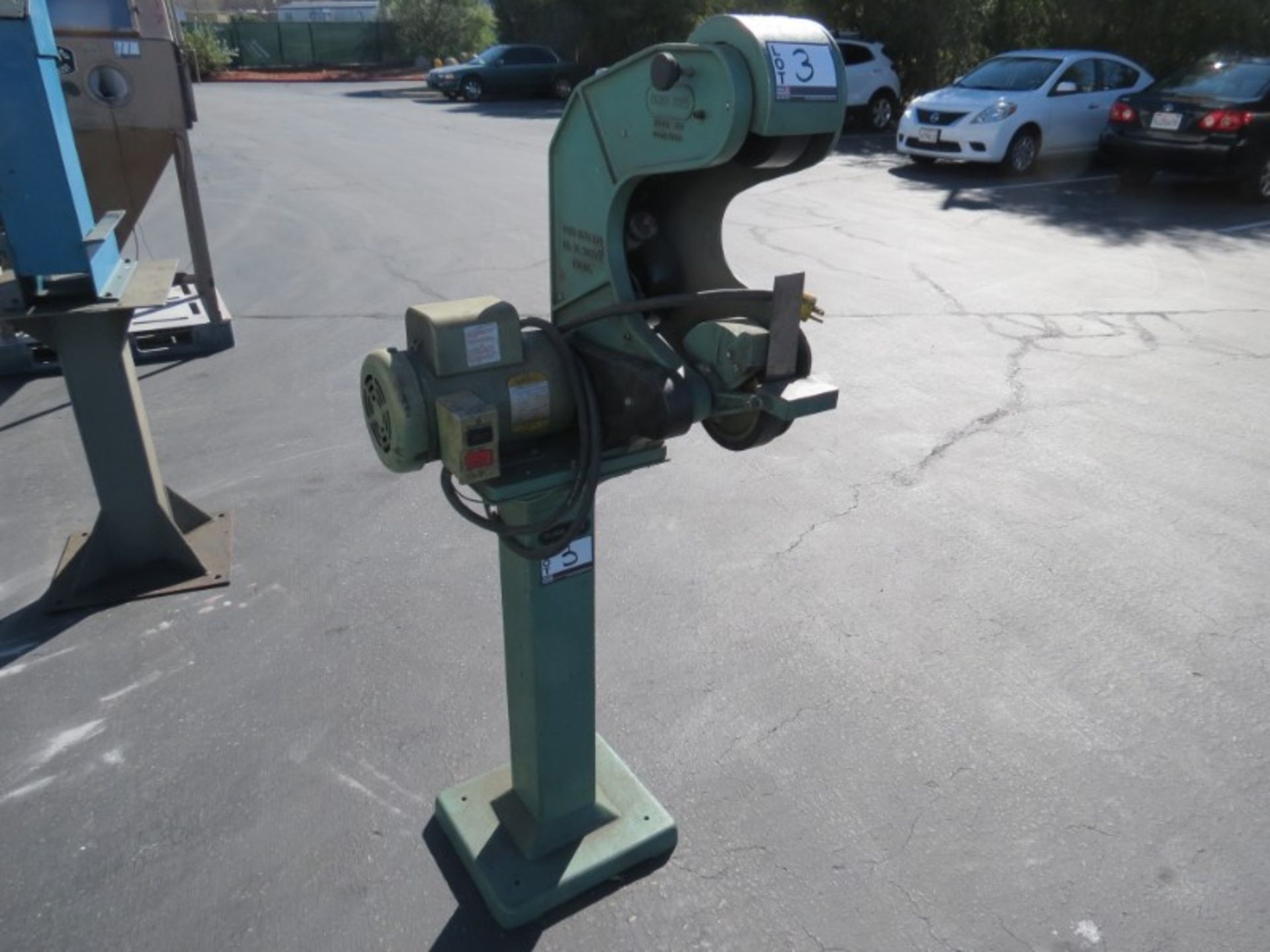 Burr King 1 1/2 HP 2" Belt Sander (Moved Outside for Photos) - Image 4 of 4