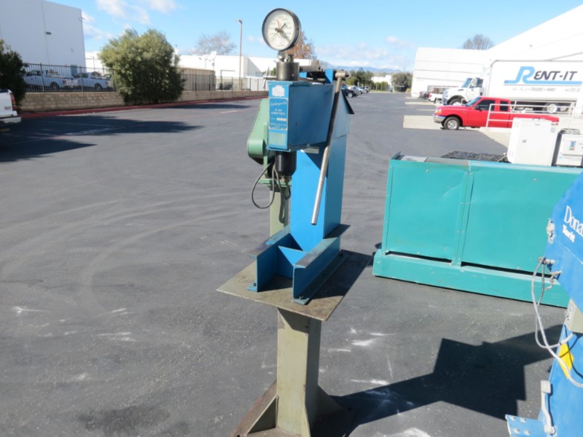 Springville 10 Ton Arbor Press, s/n 6-20-96-213 (Moved Outside for Photos) - Image 3 of 4