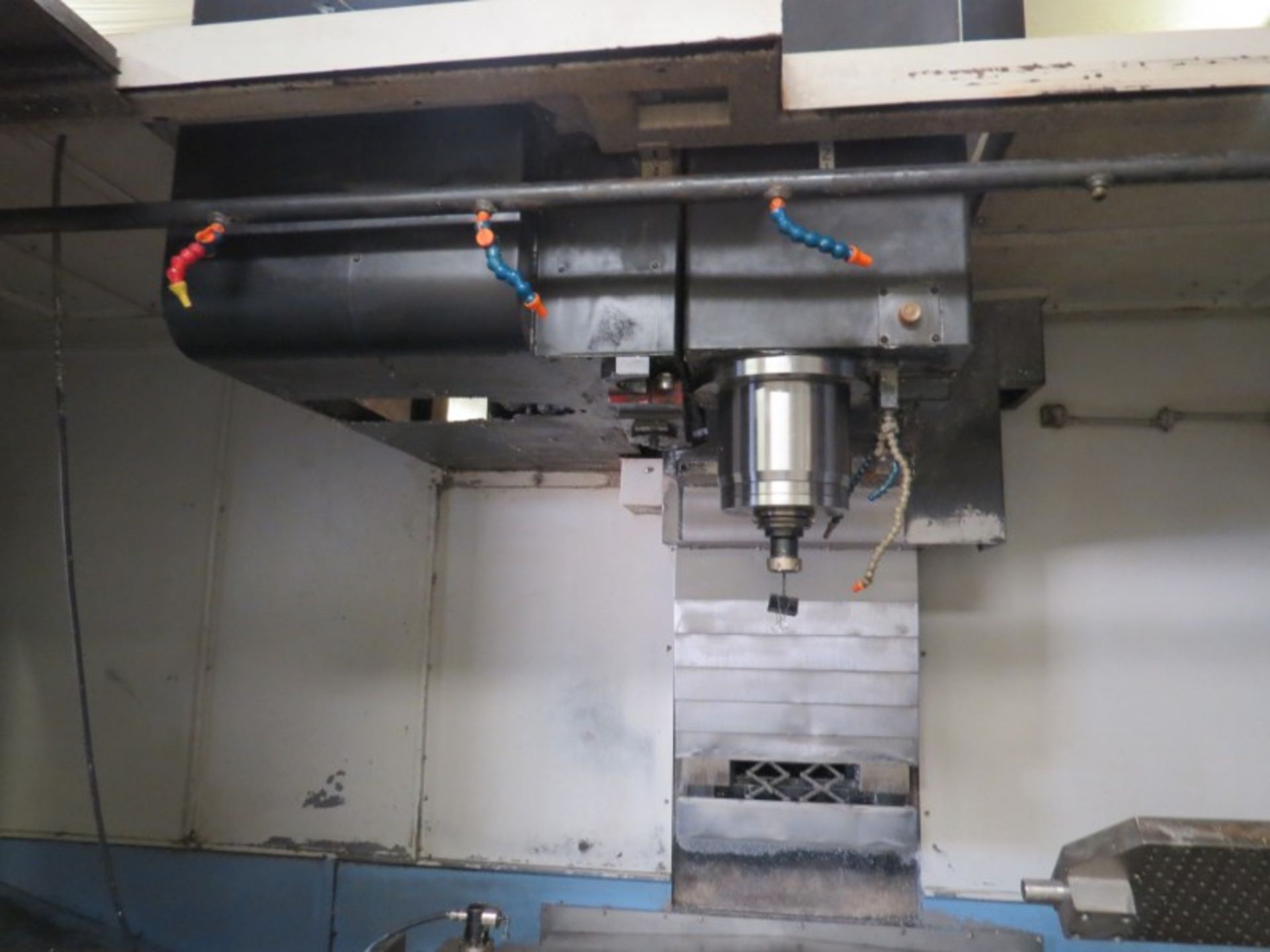 Doosan MV8035S 4-Axis VMC, Fanuc 18i-MB, 80"x35"x40", 6000 RPM, CTS, CT-50, 30 ATC, chip conveyor, - Image 9 of 10