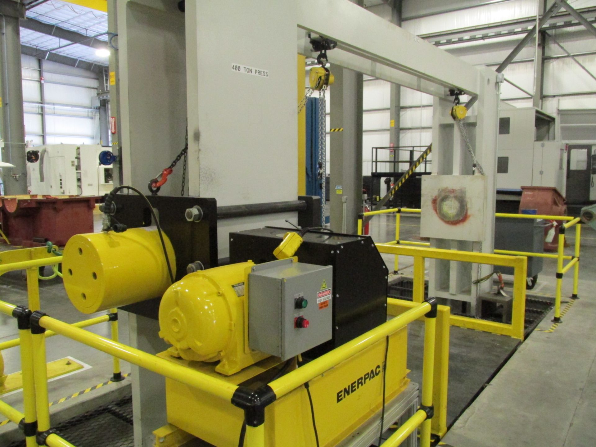 400 Ton Ahaus Hydraulic Assembly Press, Custom built, 400 Ton Enerpac RR40036 - RR-series Double - Image 2 of 2