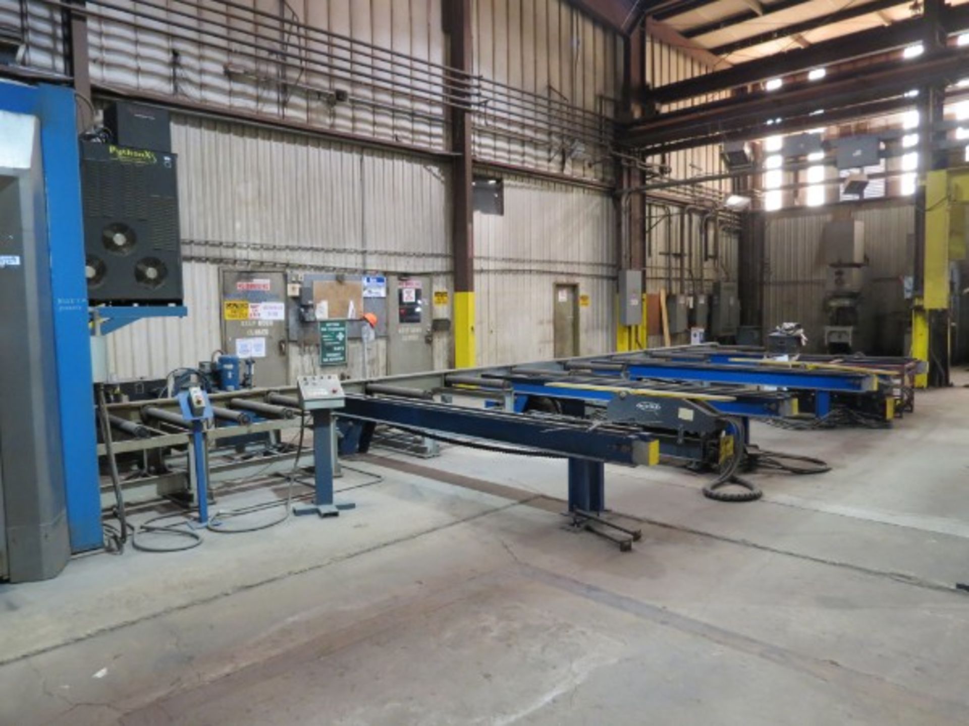 Burlington Automatic Python XS CNC Plasma Beam Coping Machine, ABB Robot Control, Hypertherm HPR 130 - Image 12 of 15