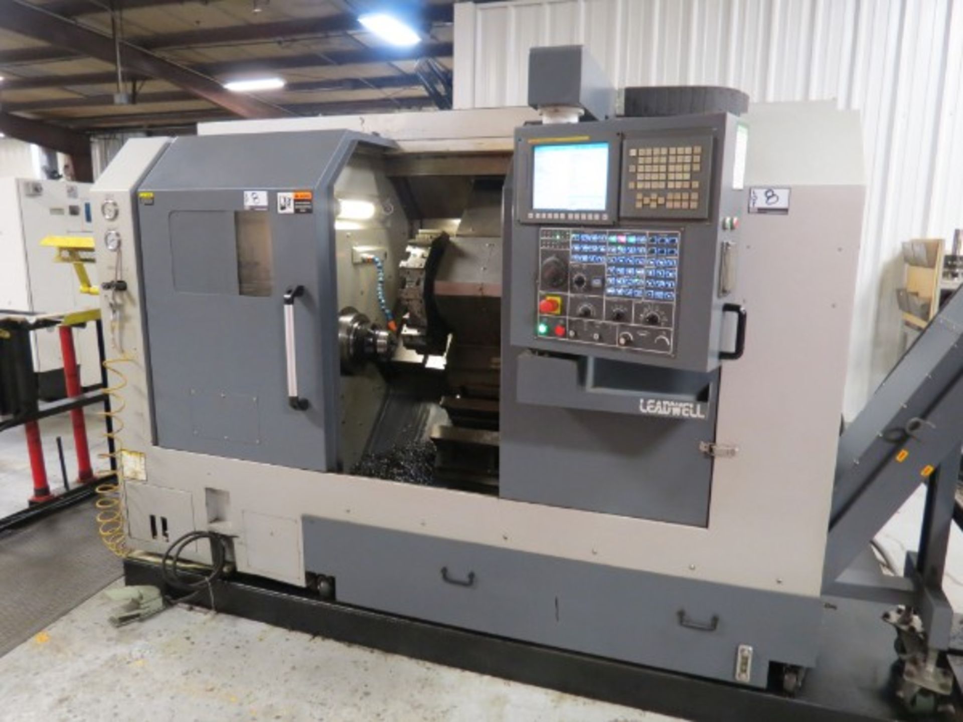 Leadwell T-7 CNC Turning Center Fanuc 0i-TD, M/N T-7 S/N L2TAA0315 new 2011 - Image 4 of 8