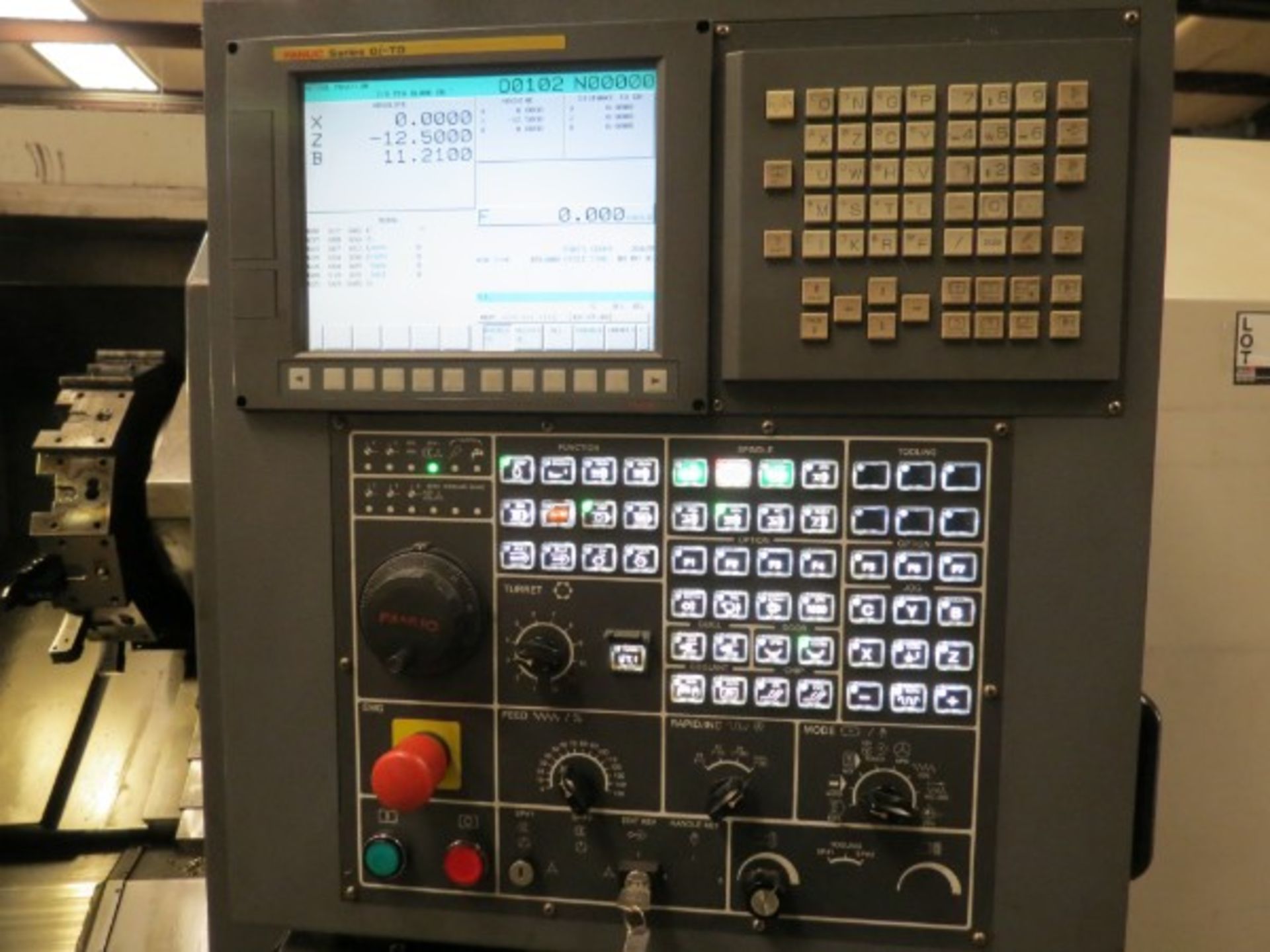 Leadwell T-7 CNC Turning Center Fanuc 0i-TD, M/N T-7 S/N L2TAB0335 New 2012 - Image 7 of 8