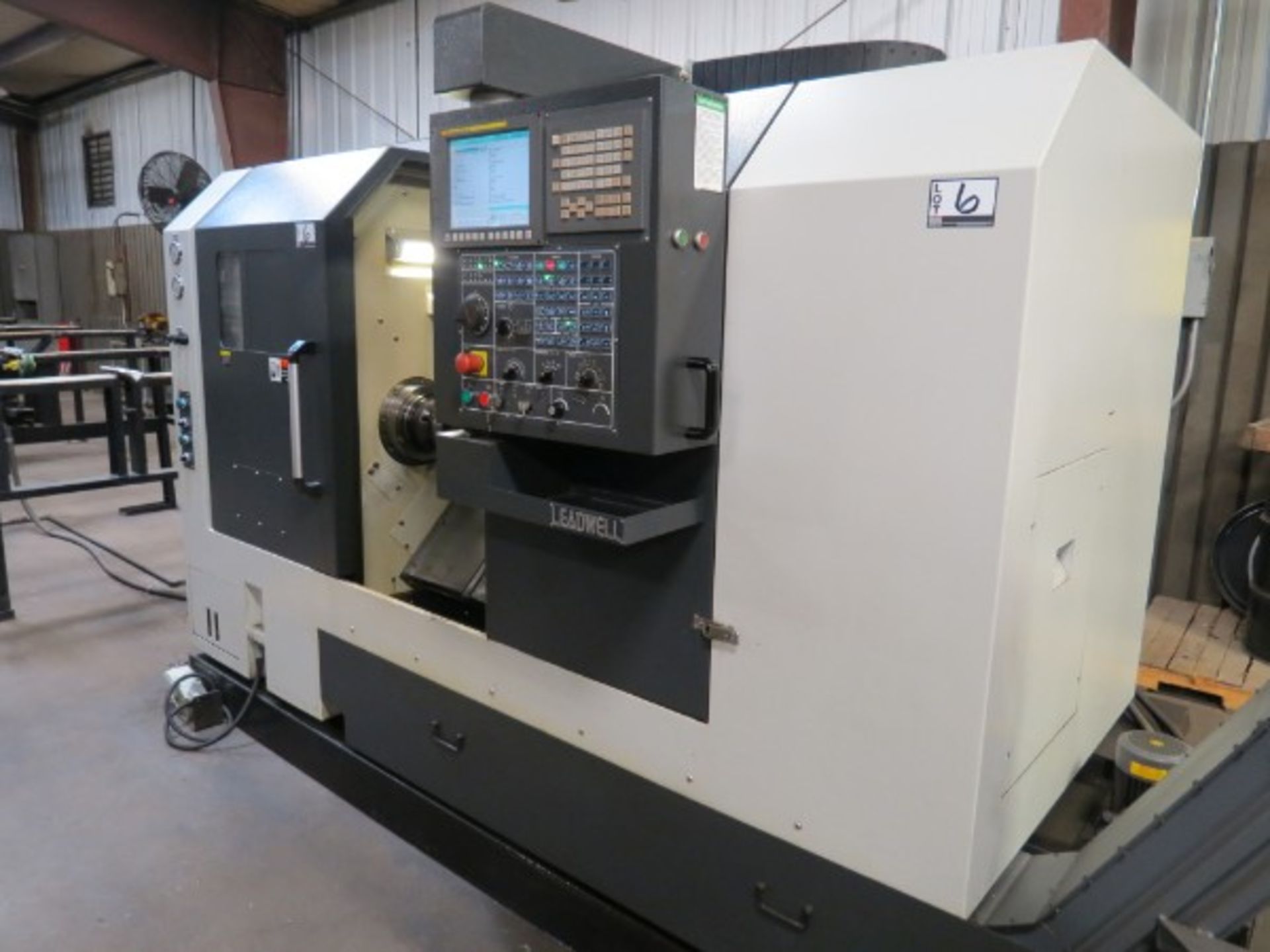 Leadwell T-7 CNC Turning Center Fanuc 0i-TD, M/N T-7 S/N L2TAD0391 New 2014 - Image 4 of 8