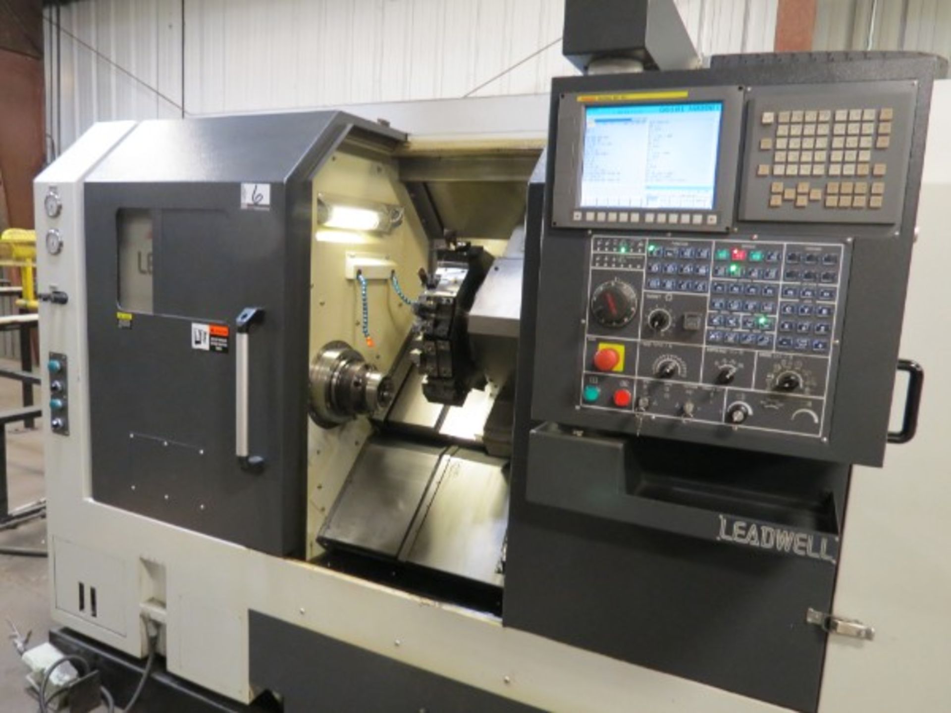 Leadwell T-7 CNC Turning Center Fanuc 0i-TD, M/N T-7 S/N L2TAD0391 New 2014 - Image 5 of 8