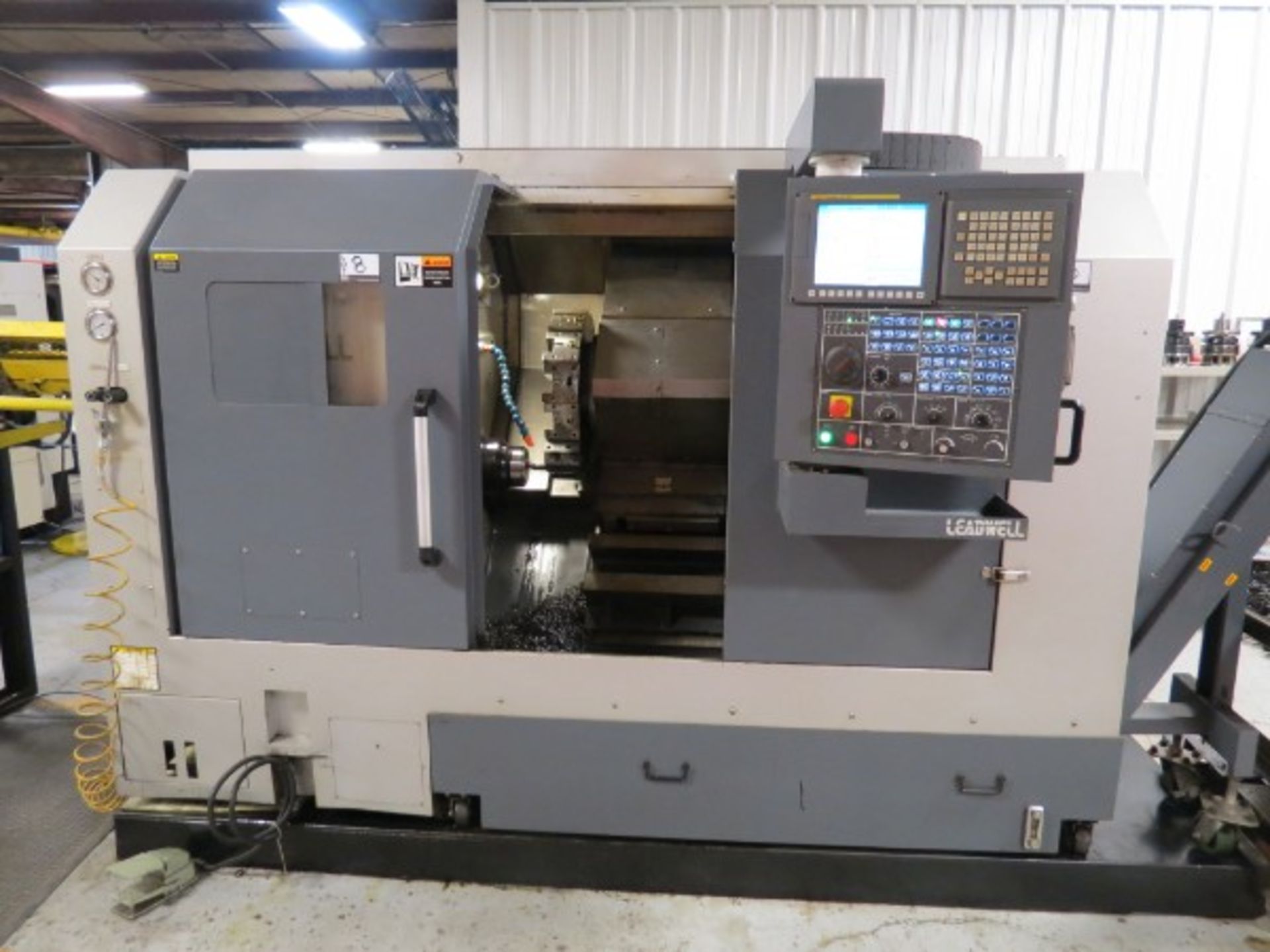 Leadwell T-7 CNC Turning Center Fanuc 0i-TD, M/N T-7 S/N L2TAA0315 new 2011 - Image 5 of 8