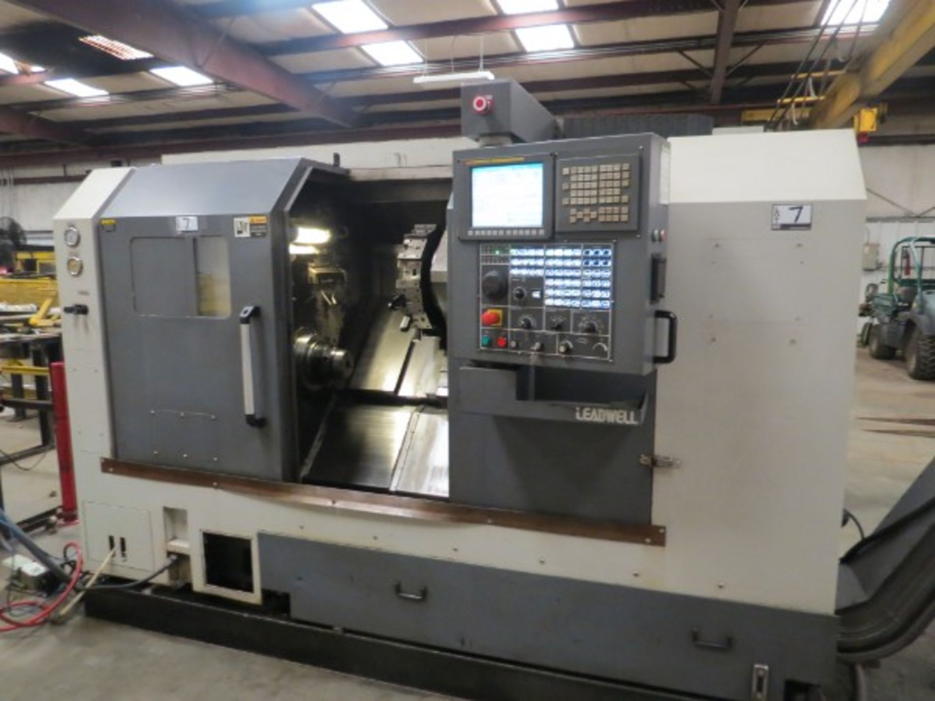 Leadwell T-7 CNC Turning Center Fanuc 0i-TD, M/N T-7 S/N L2TAB0335 New 2012 - Image 4 of 8