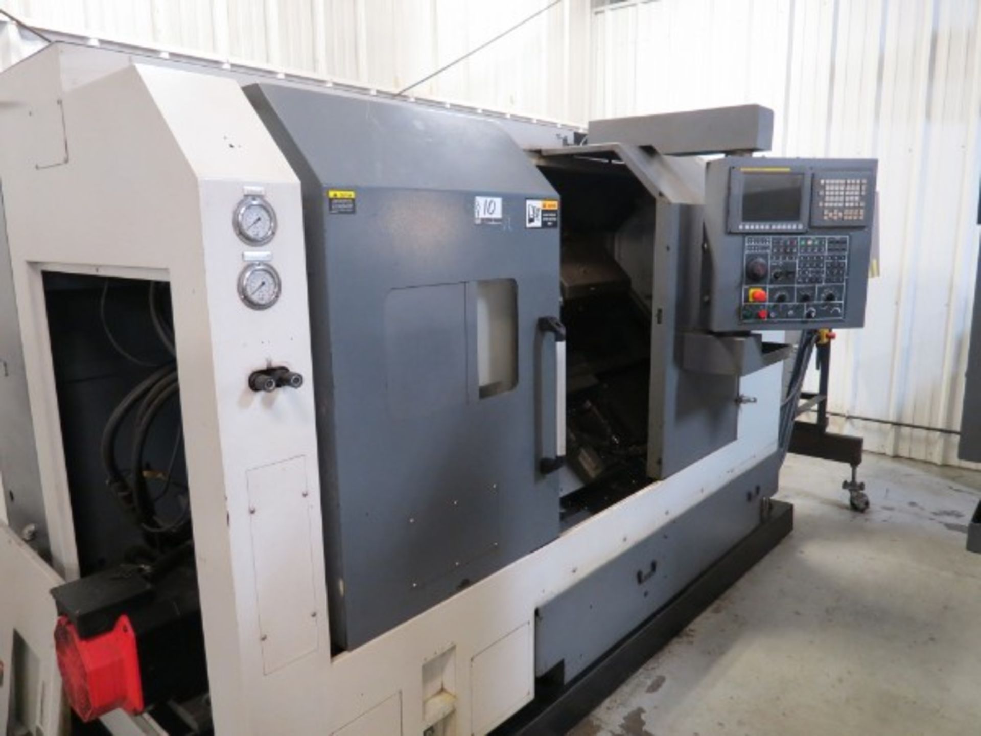 Leadwell T-7 CNC Turning Center Fanuc 0i-TD, missing chuck, S/N L2TAB0339, New 2012 - Image 2 of 7