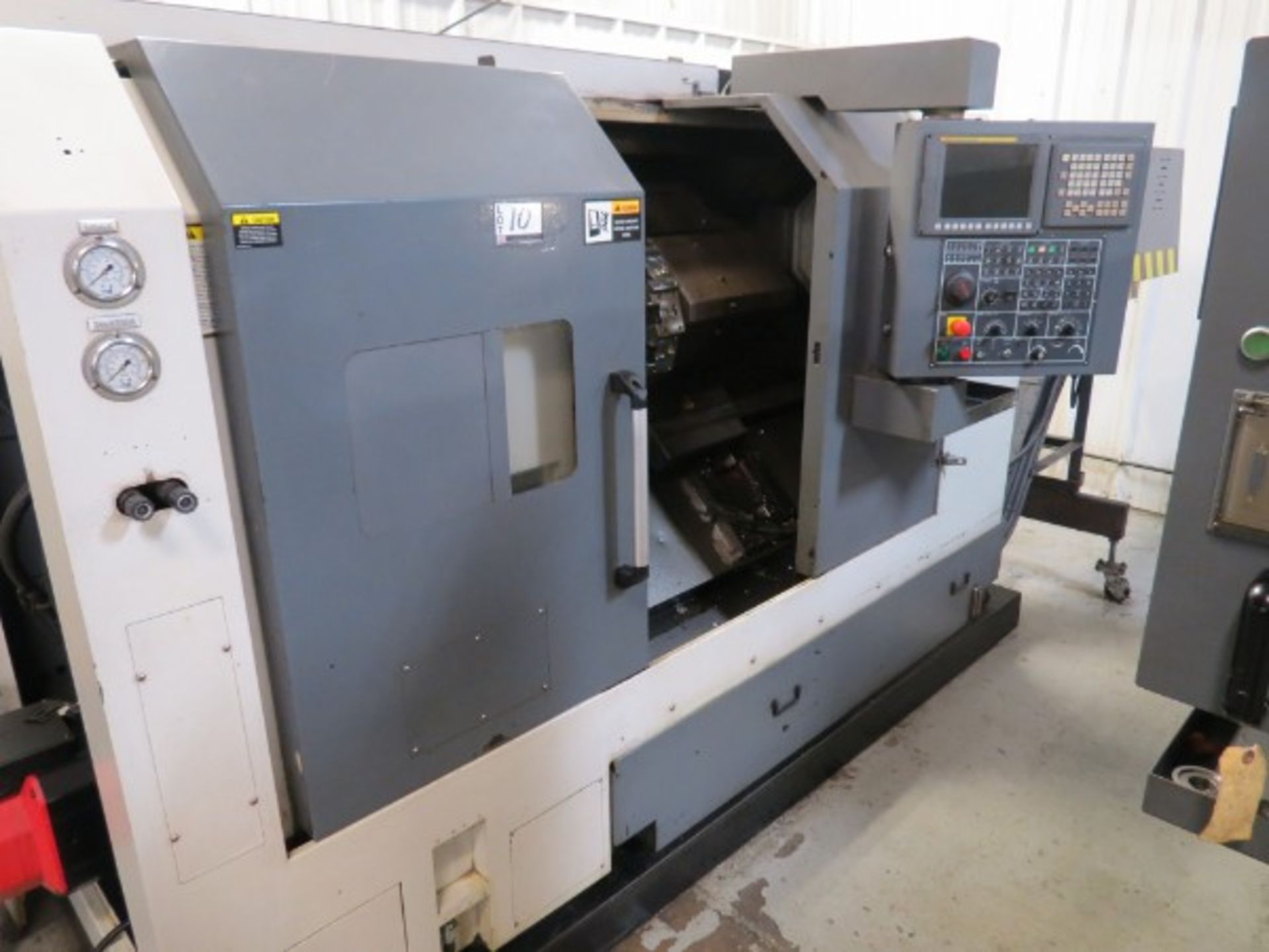 Leadwell T-7 CNC Turning Center Fanuc 0i-TD, missing chuck, S/N L2TAB0339, New 2012 - Image 3 of 7