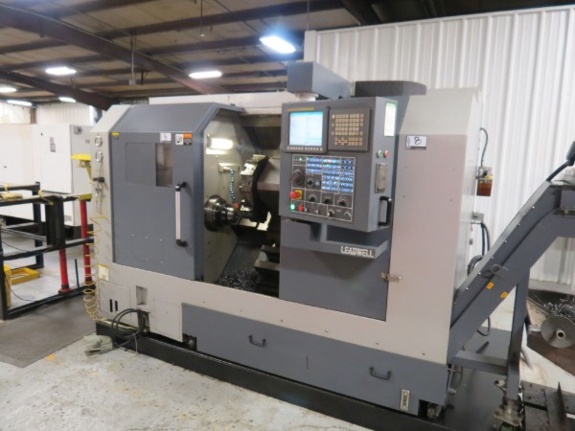 Leadwell T-7 CNC Turning Center Fanuc 0i-TD, M/N T-7 S/N L2TAA0315 new 2011 - Image 3 of 8