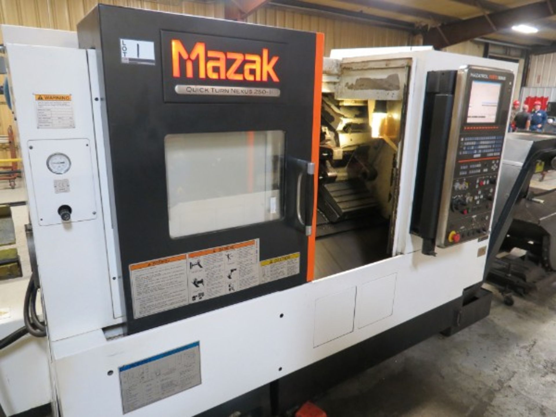 Mazak QTN-250 IICNC Turning Centers, Mazatrol Matrix Control, Collet Chuck M/N QTN 250 II - Image 3 of 7