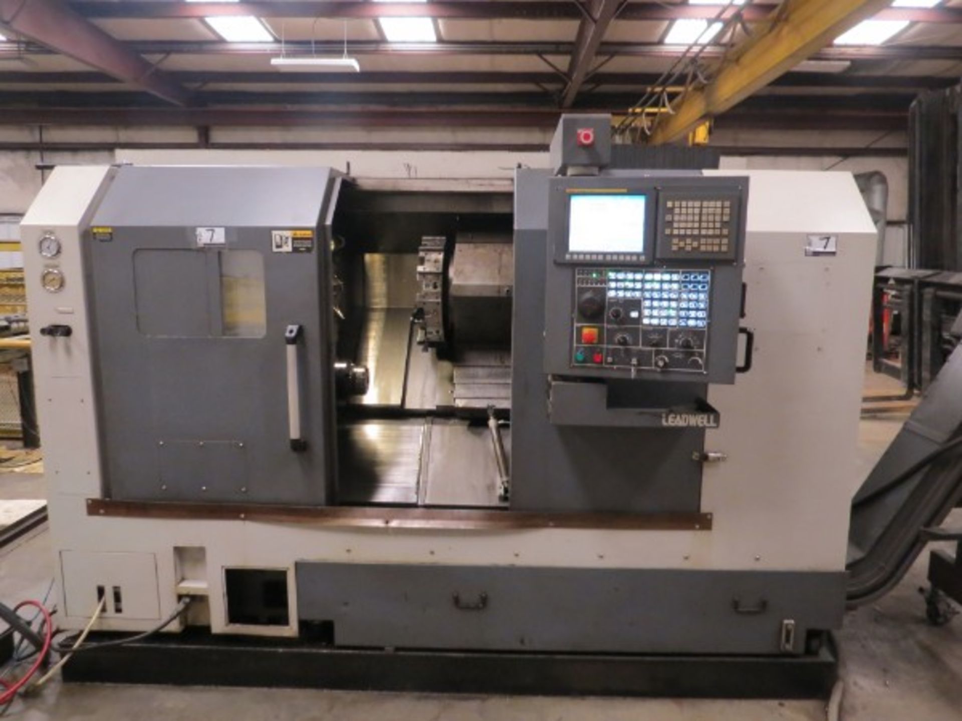 Leadwell T-7 CNC Turning Center Fanuc 0i-TD, M/N T-7 S/N L2TAB0335 New 2012 - Image 2 of 8