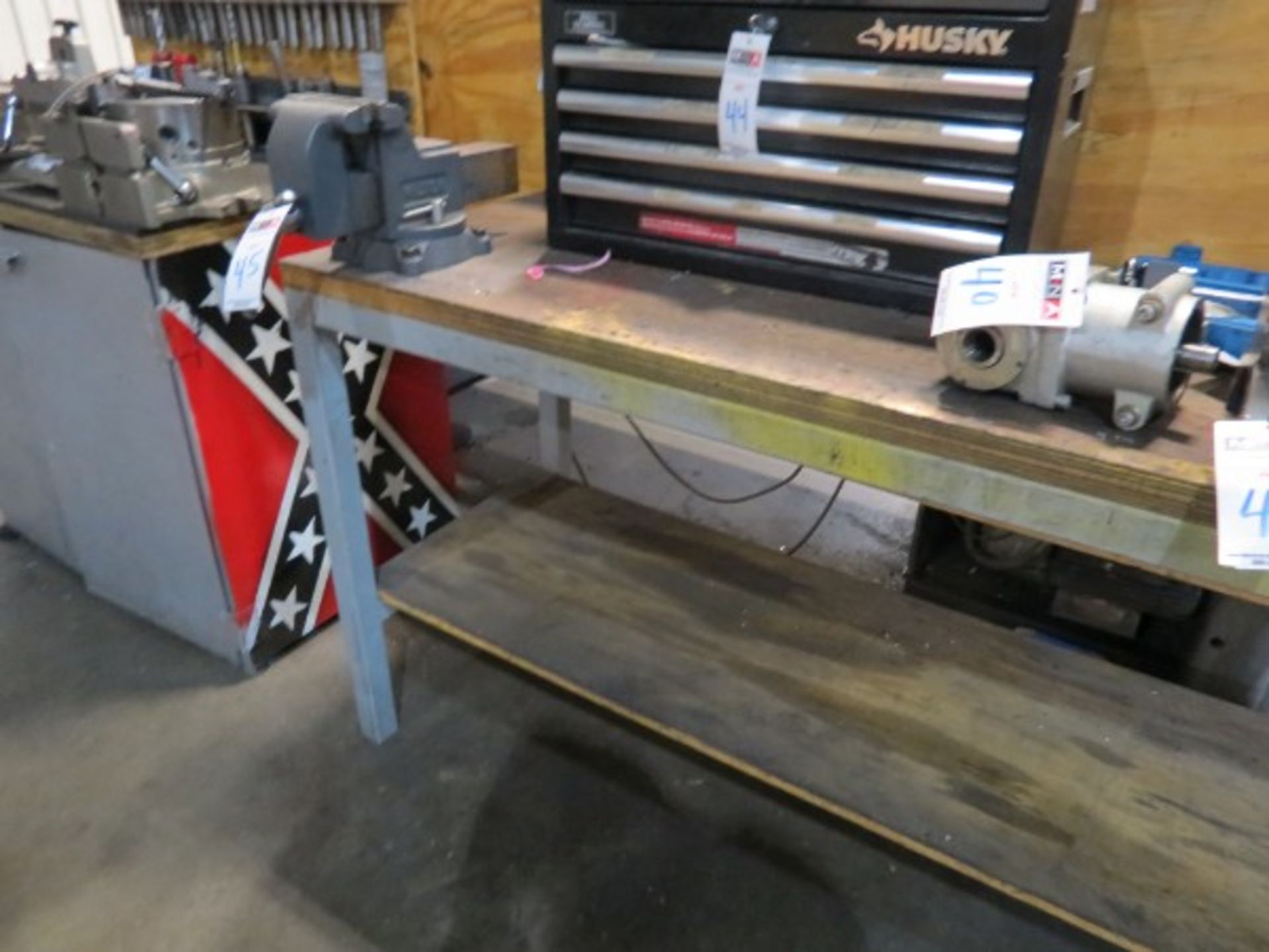 Metal Bench with 6" Wilton Bench Vise - Image 4 of 4