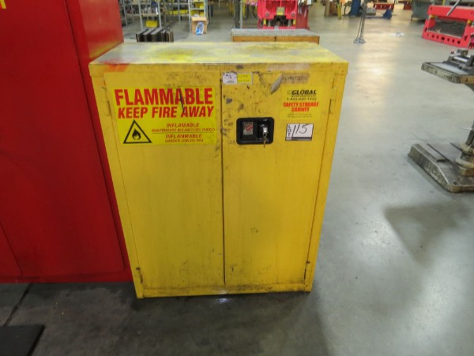 2 Door Flammable Cabinet - Image 2 of 3