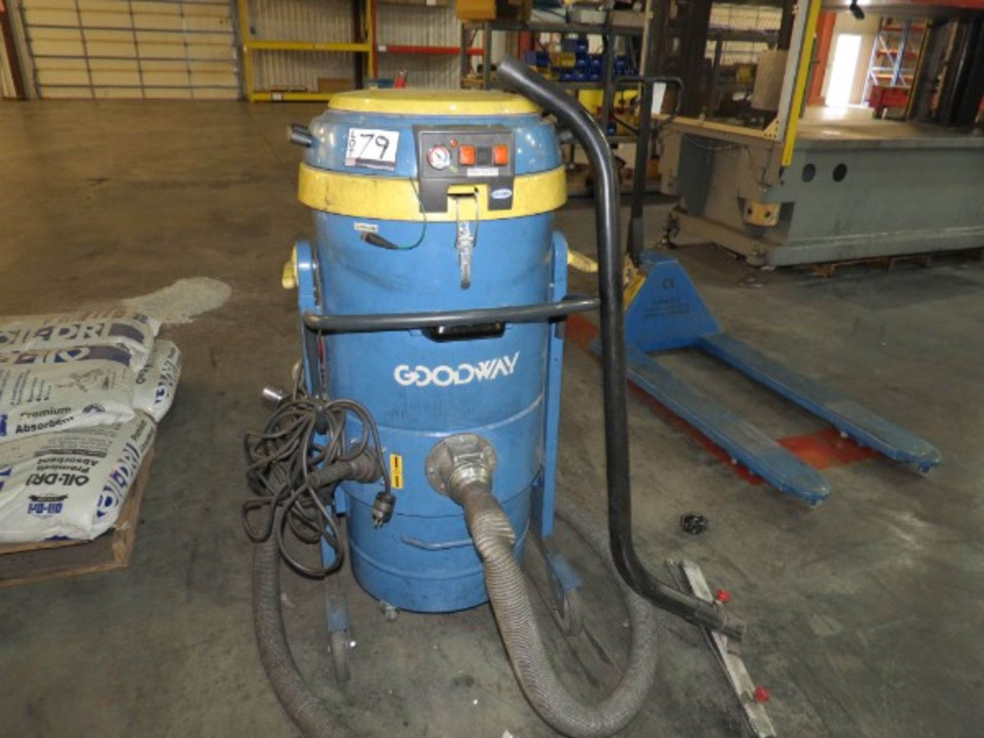 Goodway DV-RV-2 Industrial Vacuum Cleaner 2.7 HP, s/n 041246767, New 2012