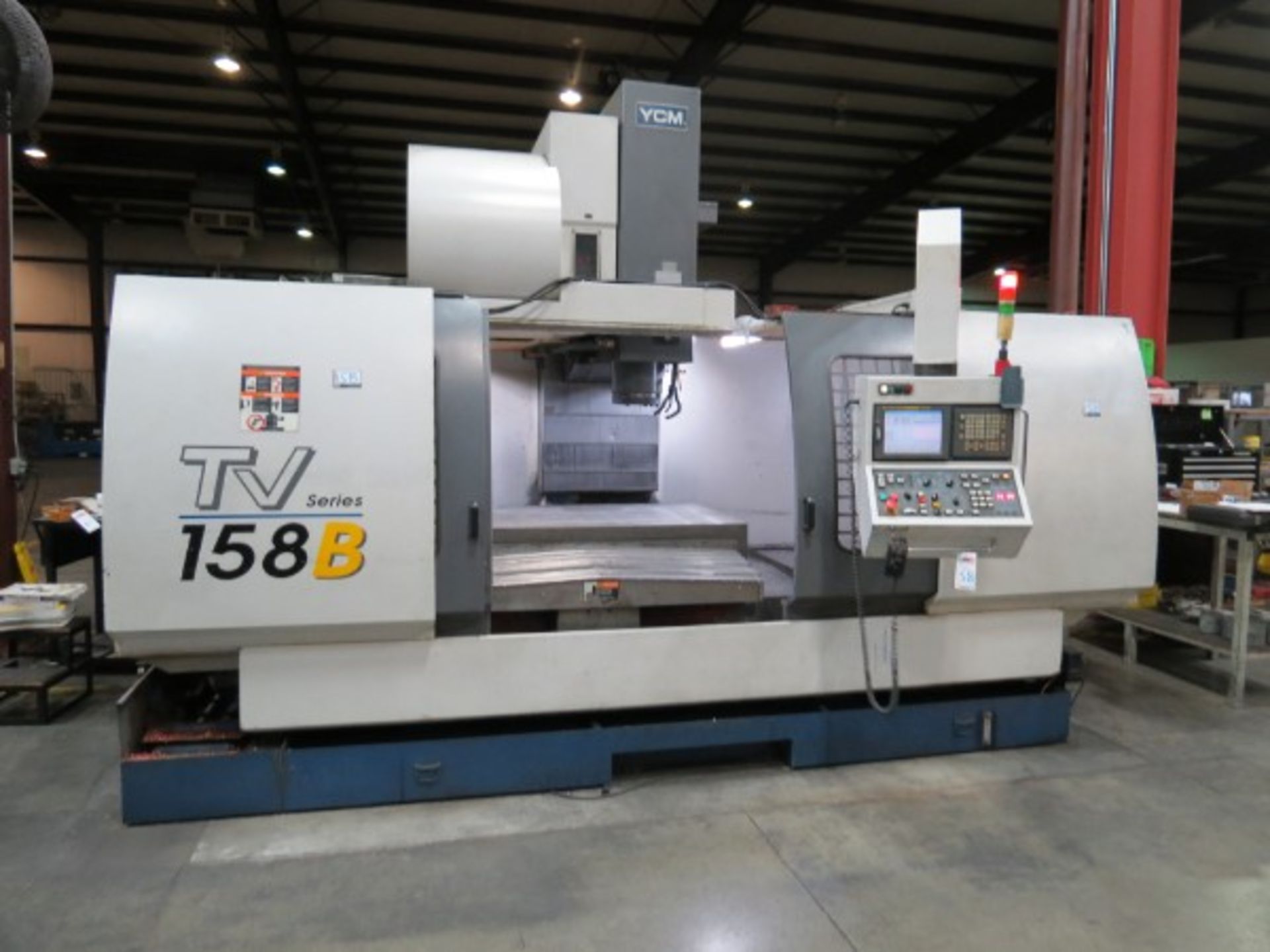 YCM TV-158B Vertical Machining Center, Fanuc MXP-200i ctrl, 59.1" x 33.9" x 29.5" travels, 10,000 - Image 2 of 8