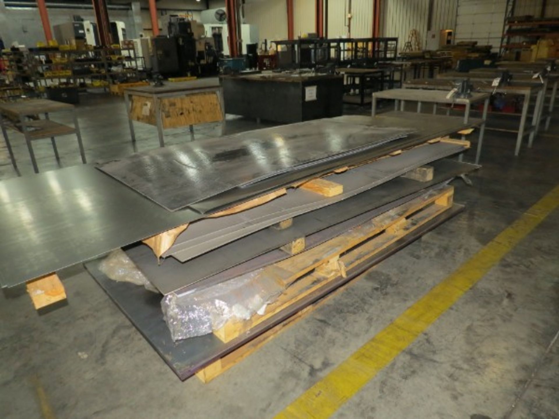 6 Pallets of Flat Steel Sheets - Image 2 of 7