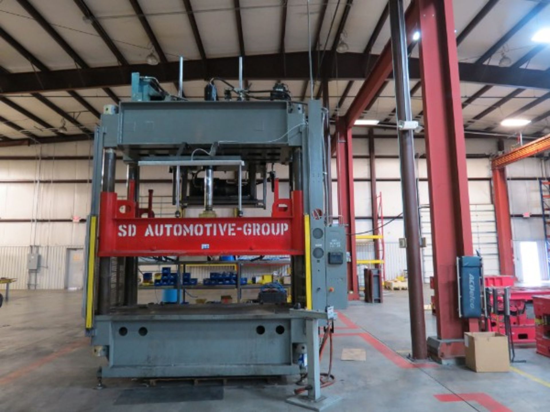 Dake Corporation 50 Ton Hydraulic Press, 192" x 134" x 90", Panel View 550 Ctrl, s/n 175841