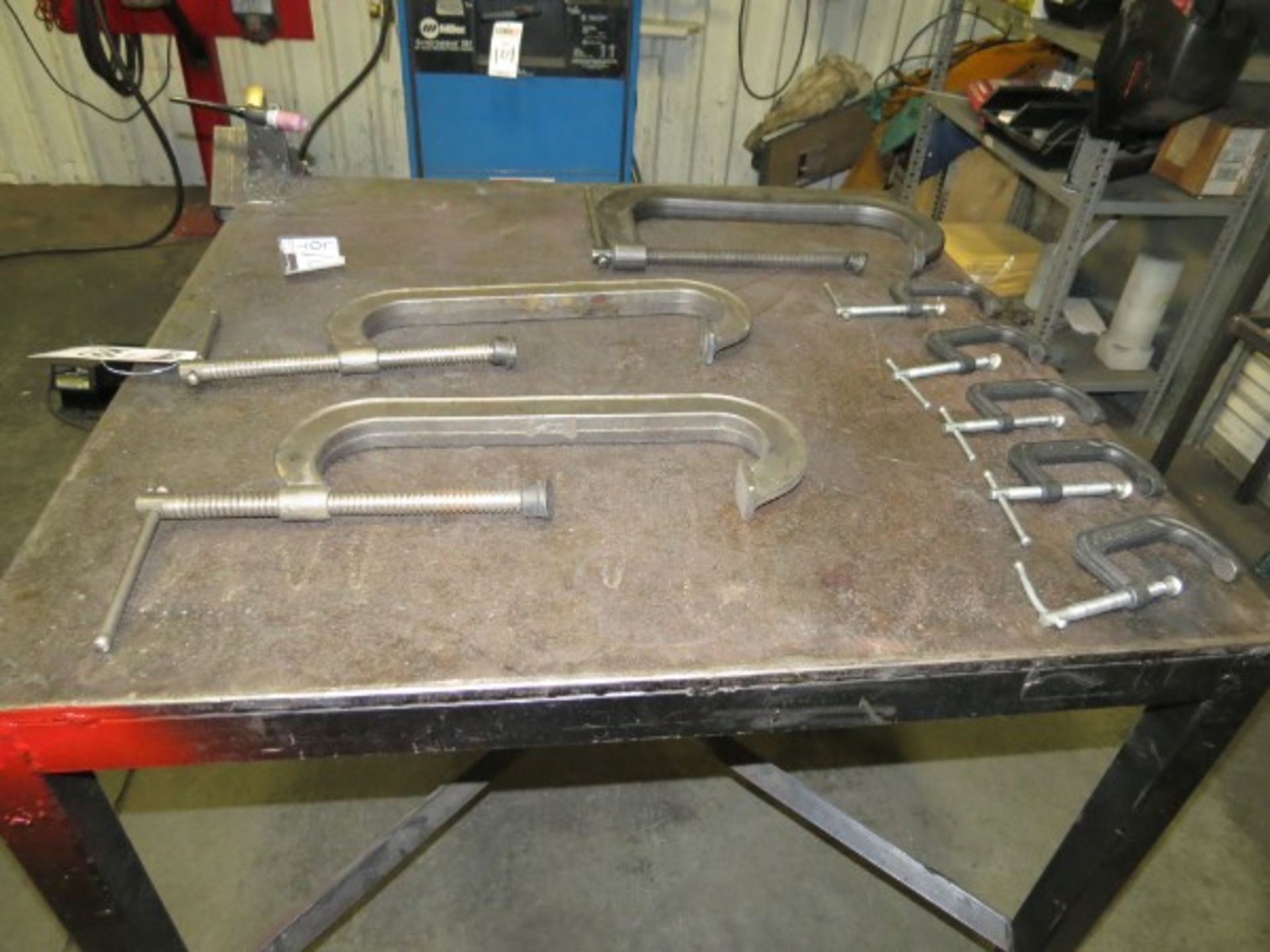 Welding Table With C Clamps - Image 2 of 2