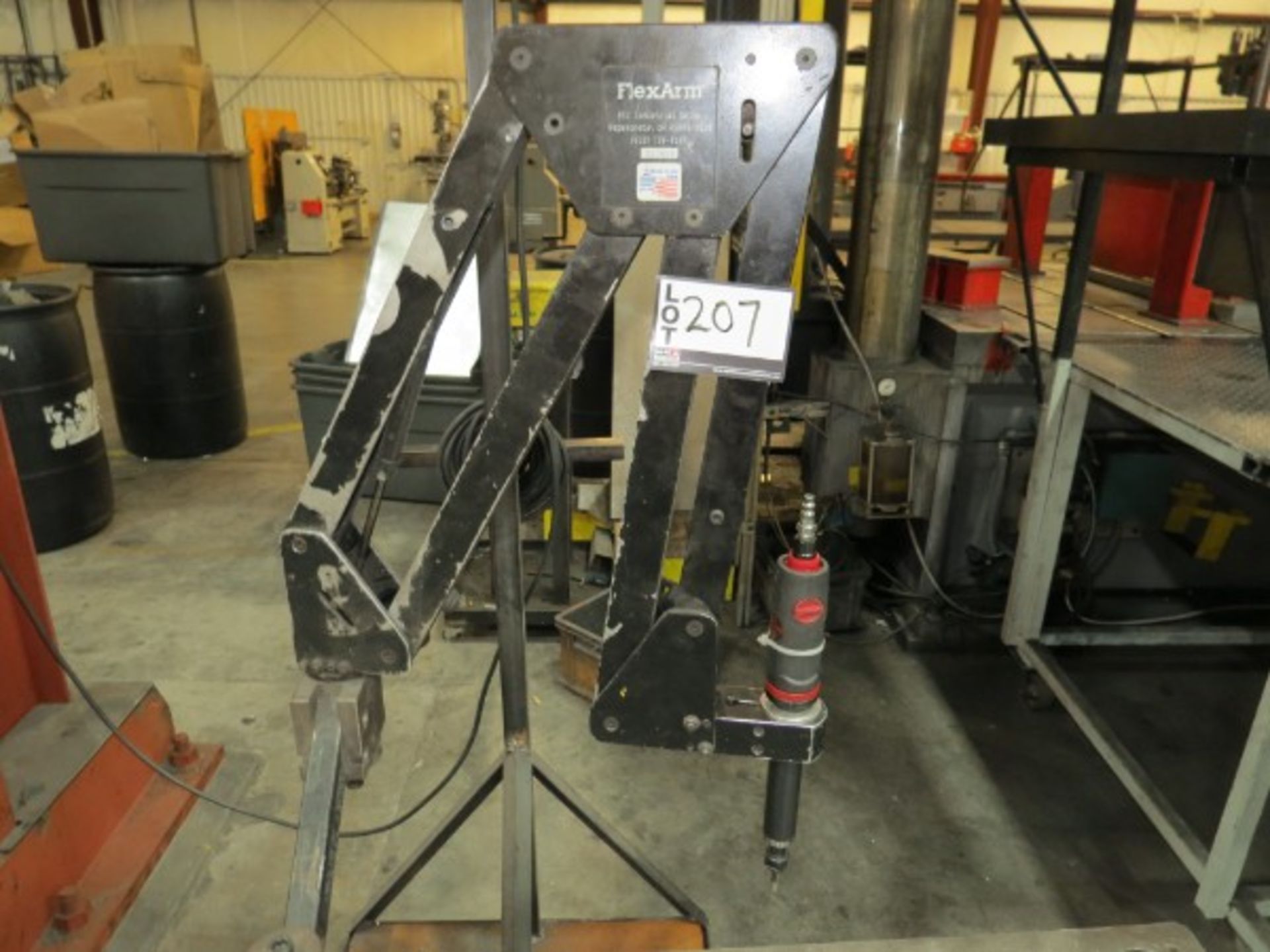 Flex Arm with Heavy Duty Table and Arbor Press