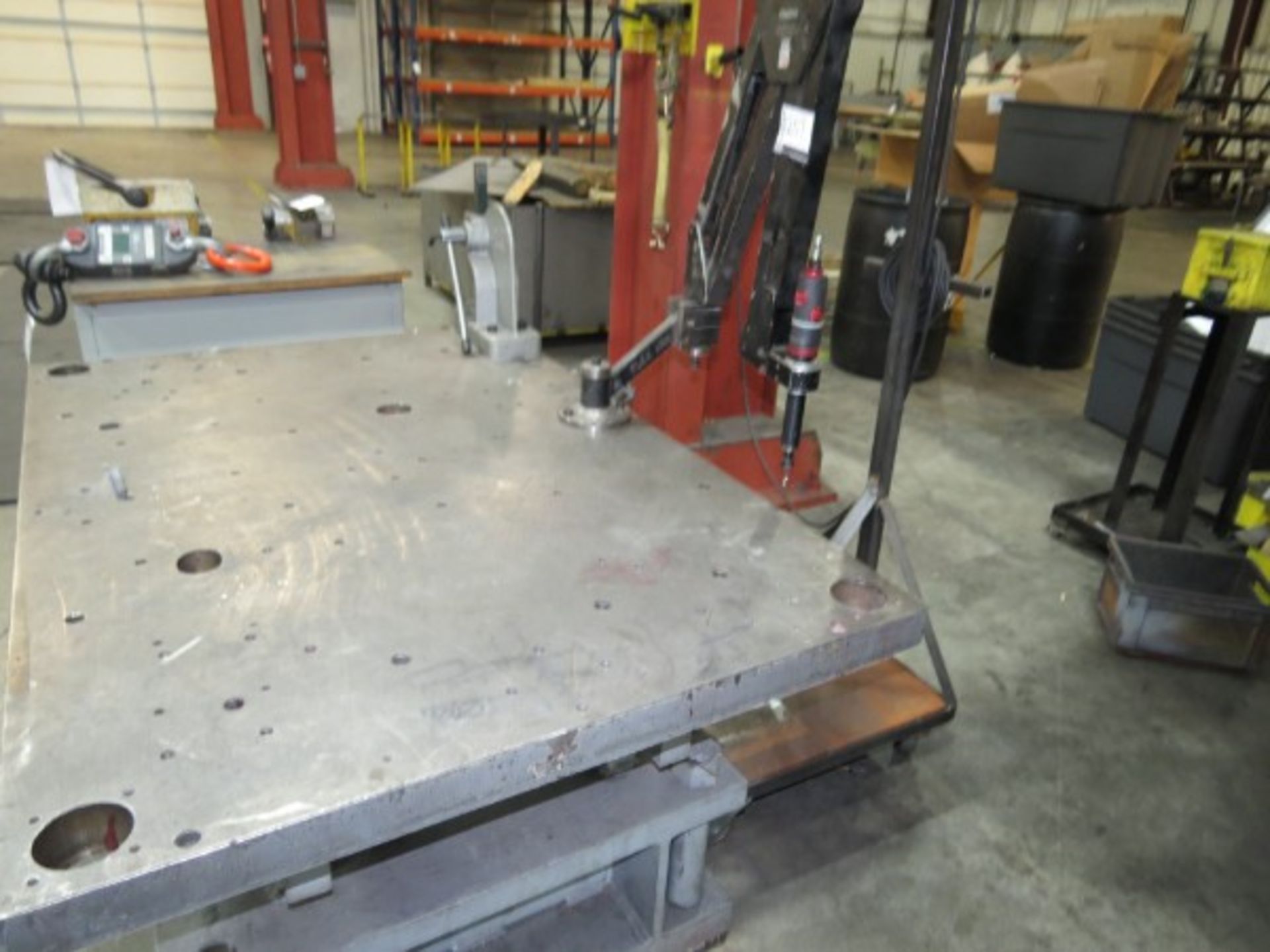 Flex Arm with Heavy Duty Table and Arbor Press - Image 3 of 3