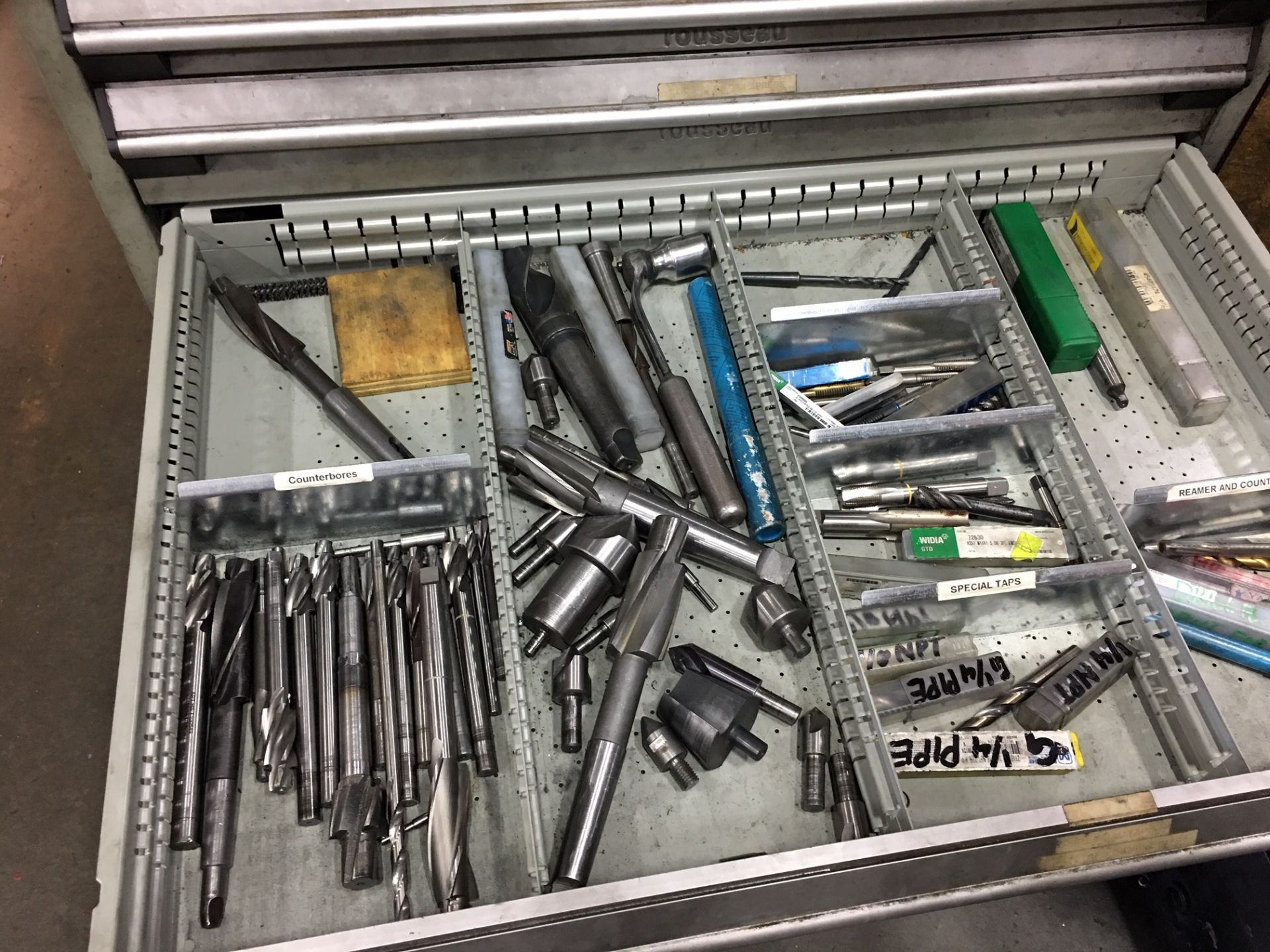 7 Drawer Global Cabinet w/ Drills, Bolts, and Reamers - Image 5 of 6