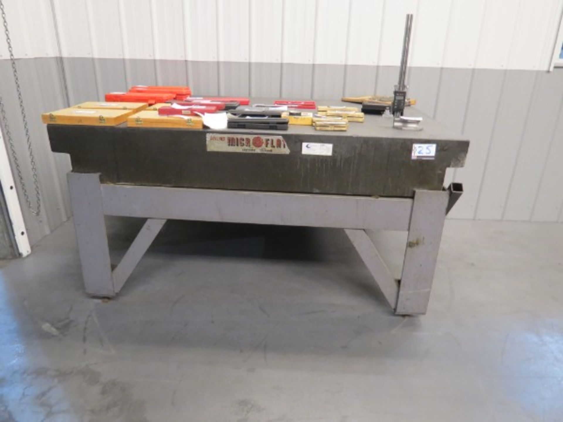 72" X 48" X 10" Surface Plate with Metal Stand *Surface Plate and Stand Only*