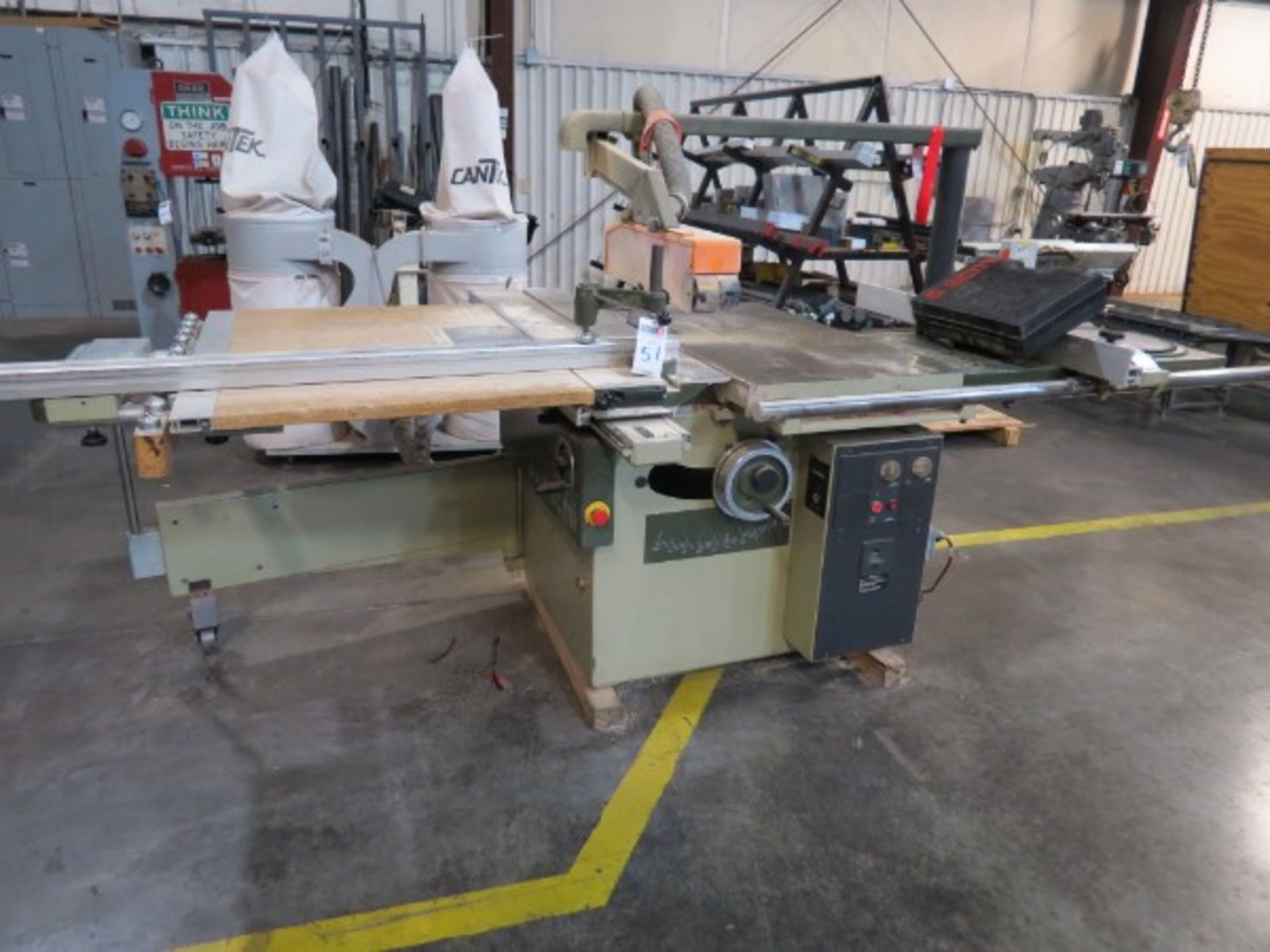 SCMI SI16 SW Table Saw, S/N 030501 - Image 2 of 6