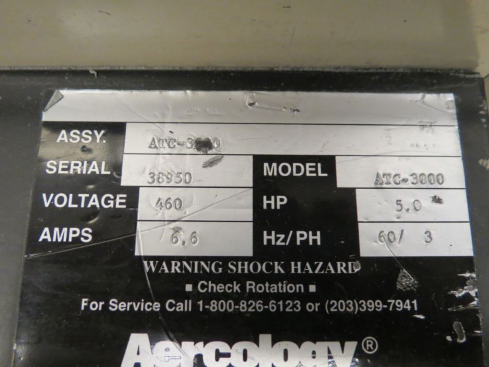 Aerocology ATC 3000 Down Draft Table, s/n 36950 - Image 6 of 6