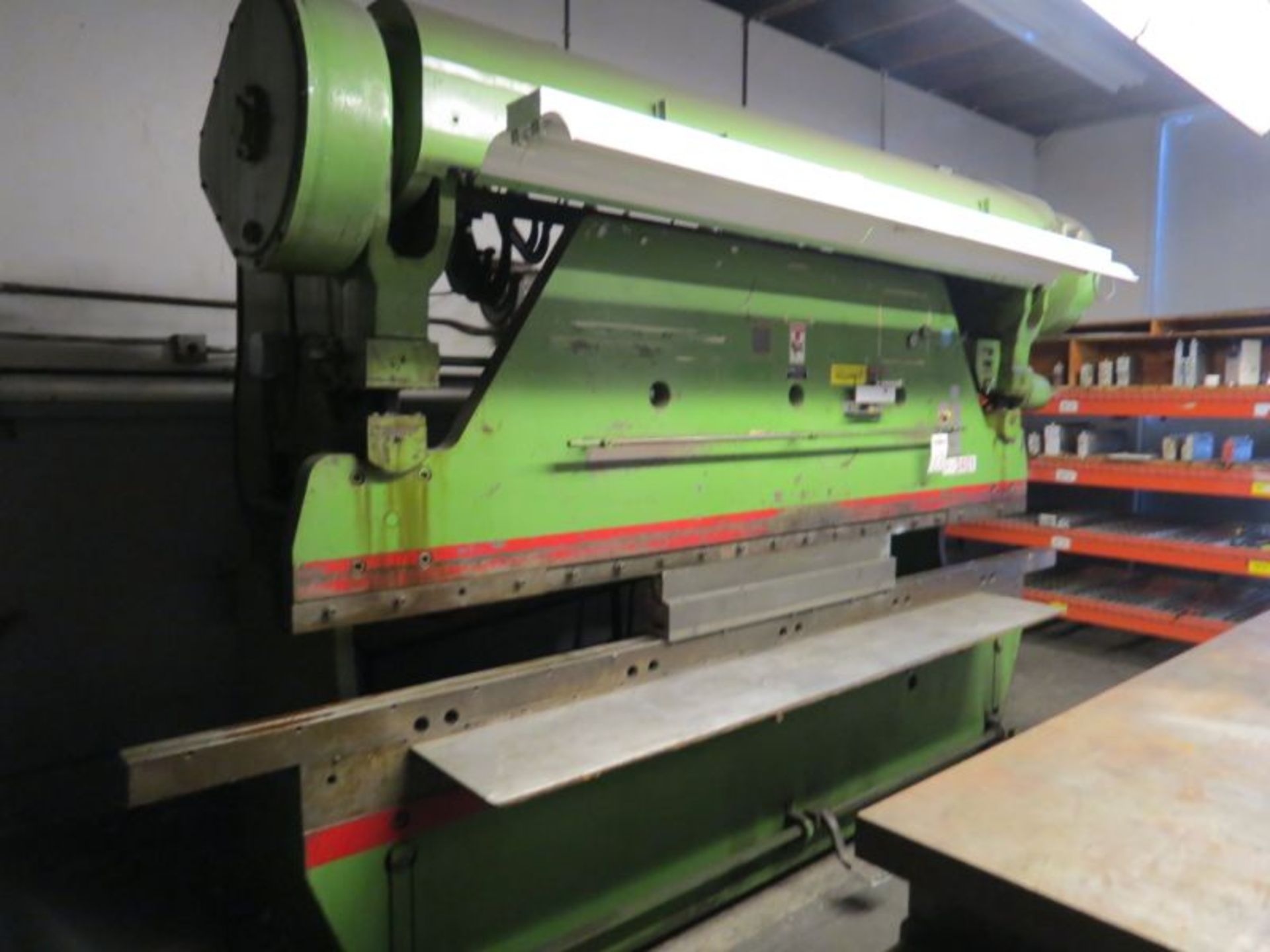 Chicago 5008 Press Brake 120 Ton, s/n 4641-112 *G & M Mercury 144" Bottom Bolster Plate Available*