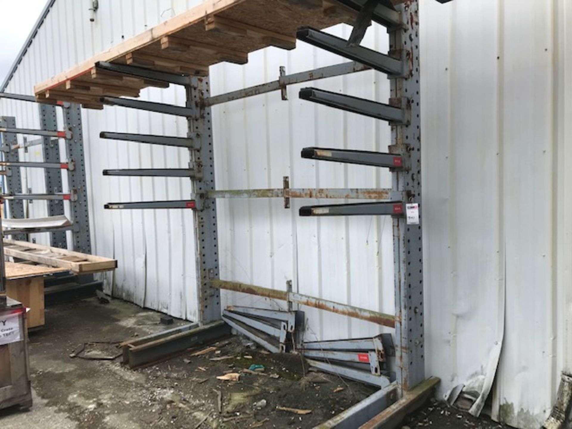 10' x 8' x 3', 6 Shelves Cantilever Rack