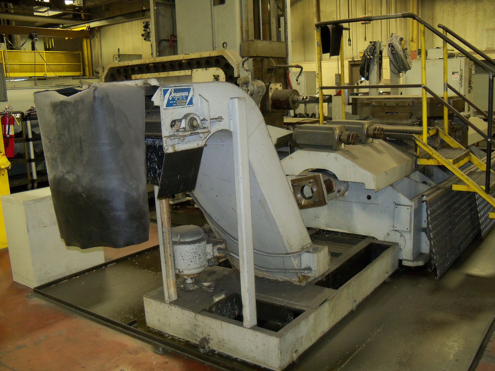 Excello 520 CNC Horizontal Mill, Mitsubishi Ctrl, 32 ATC, Rotary Table (Located in Thomasville, GA) - Image 9 of 10
