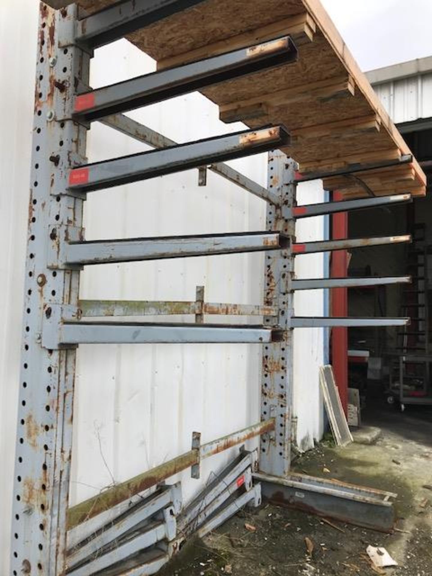 10' x 8' x 3', 6 Shelves Cantilever Rack - Image 2 of 2