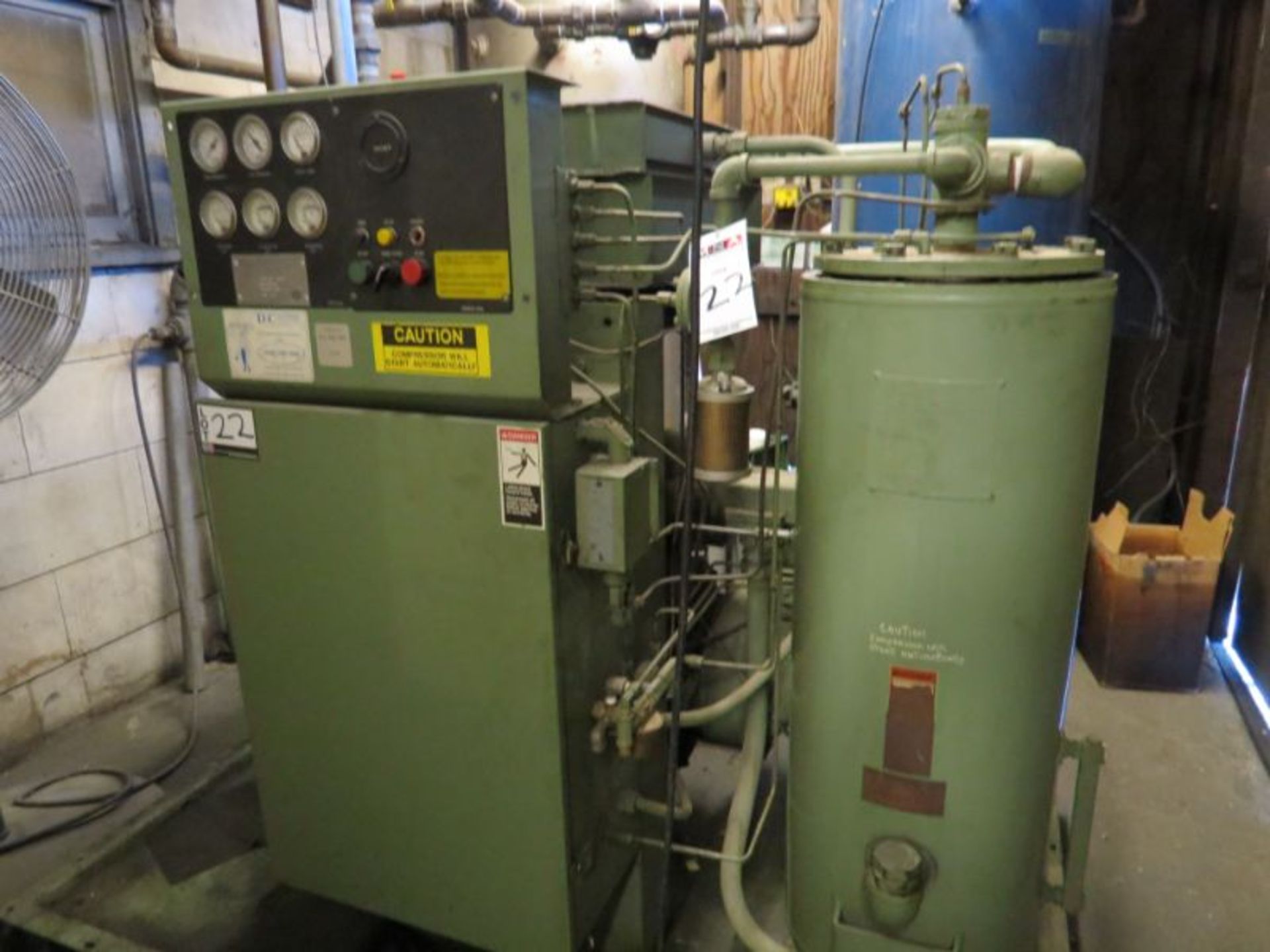 Sullair 12BS-50L, 50 HP Air Compressor, s/n 003-86129 - Image 3 of 5