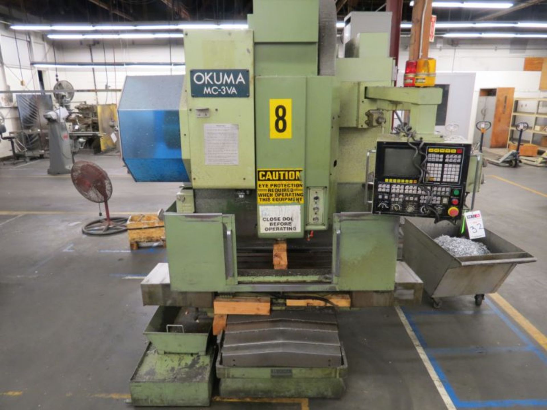 Okuma MC-3 VA Vertical CNC Milling Machine, s/n 68 (Not Under Power)
